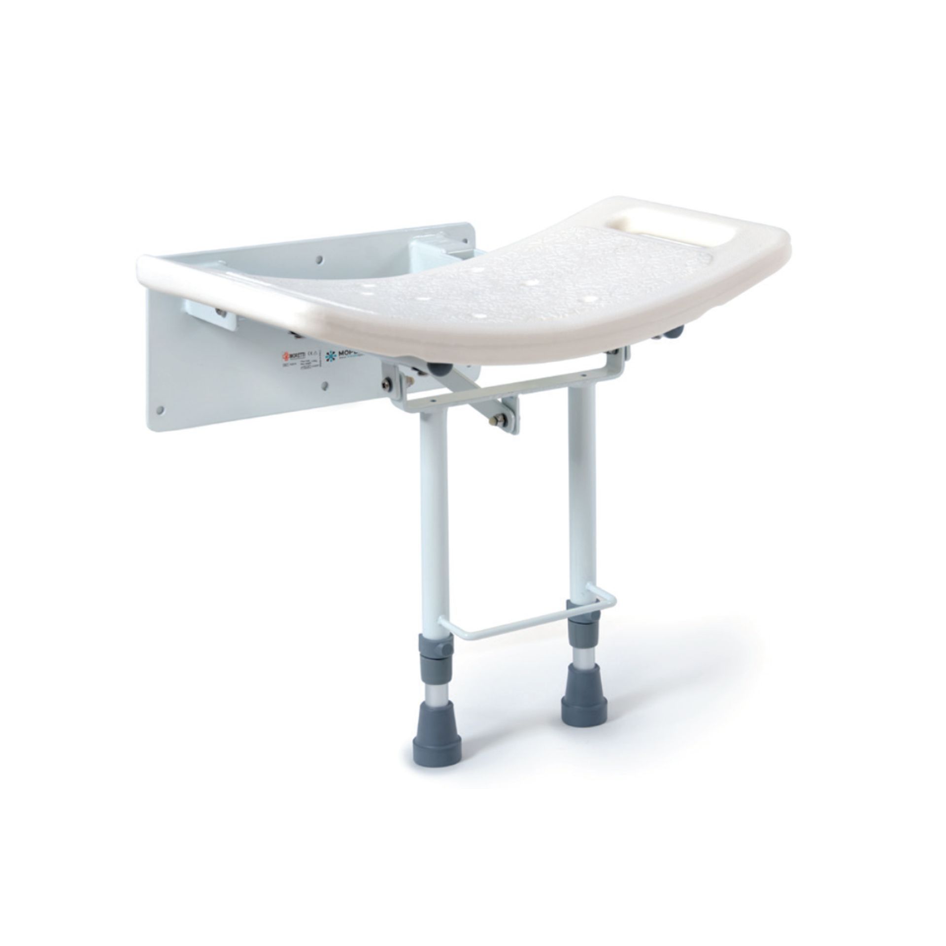 Banco de Banho Rebatível de Parede com Pés RS919