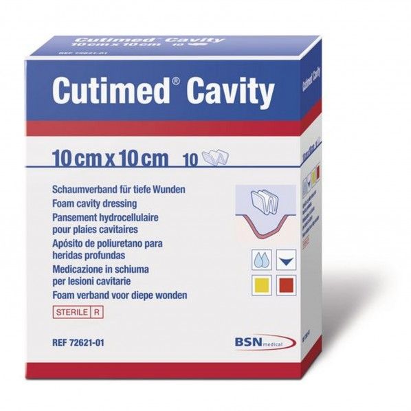 Cutimed Cavity 10 x 10 cm - 10 unidades
