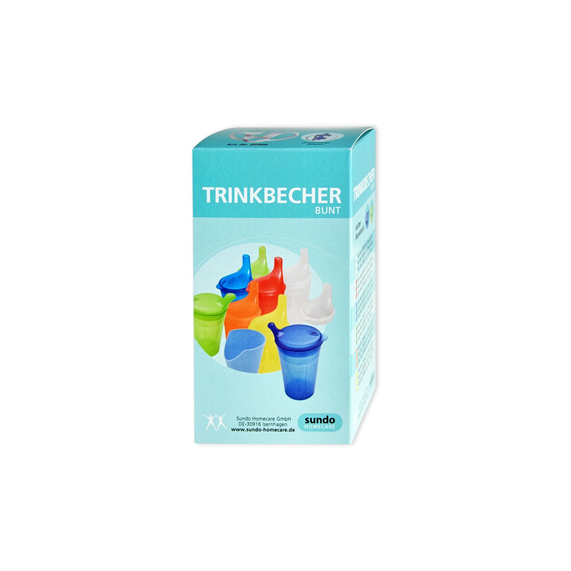 Copo Bebedouro Recortado | Azul