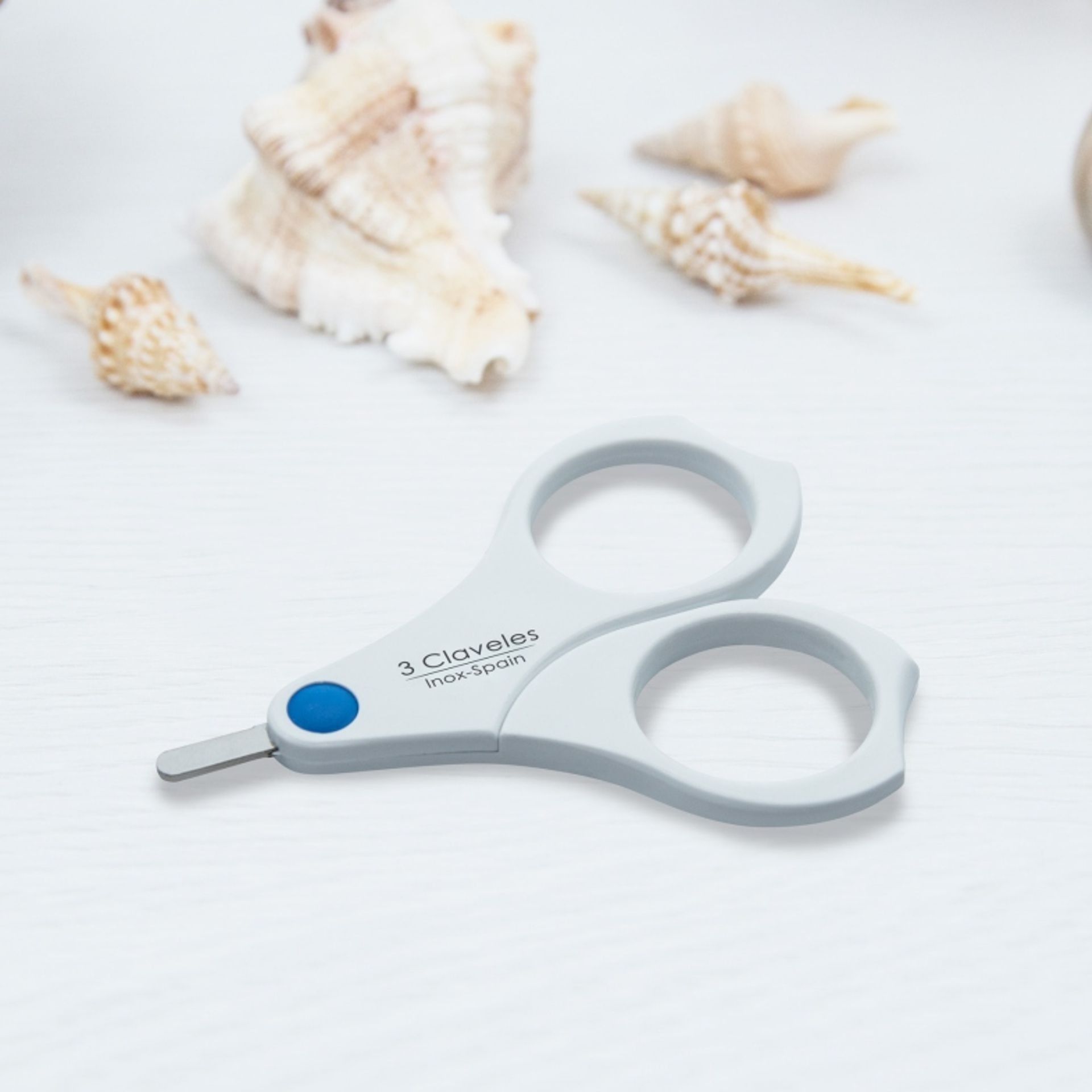 Tesoura de Unhas para Bebé - 3 Claveles
