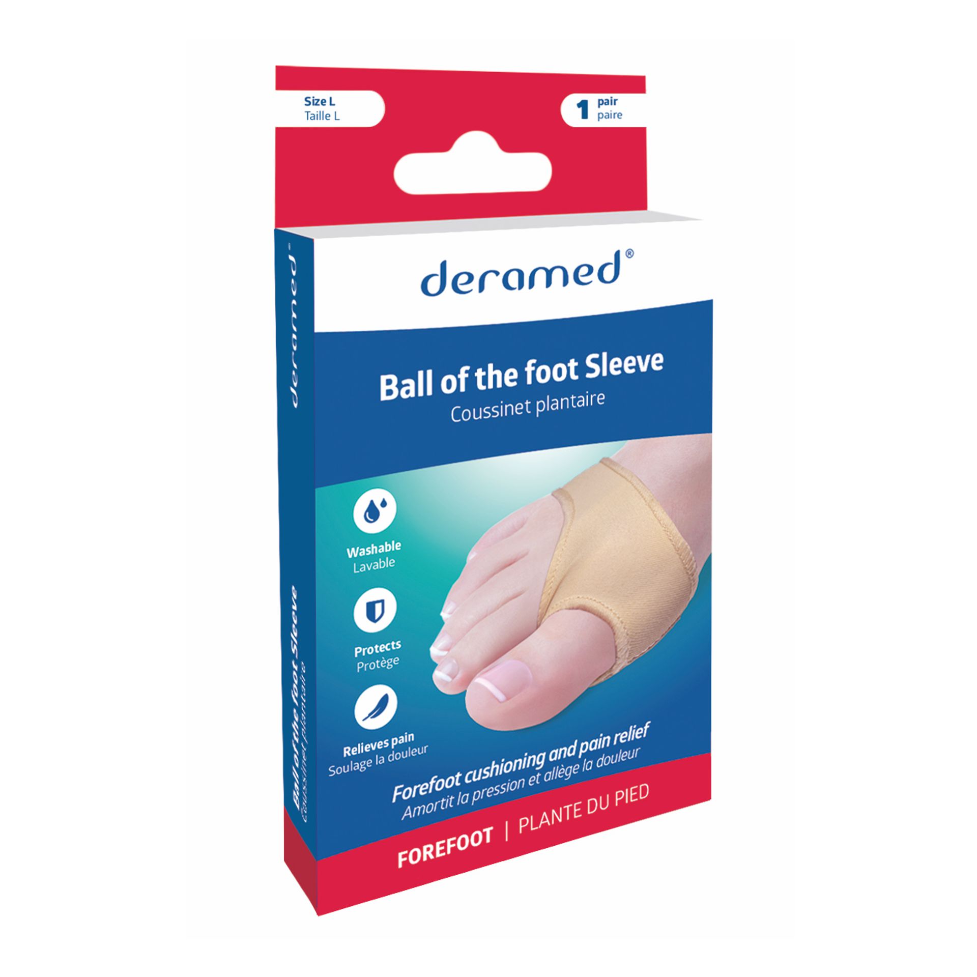 Almofada Metatarsal Gel Strap Deramed