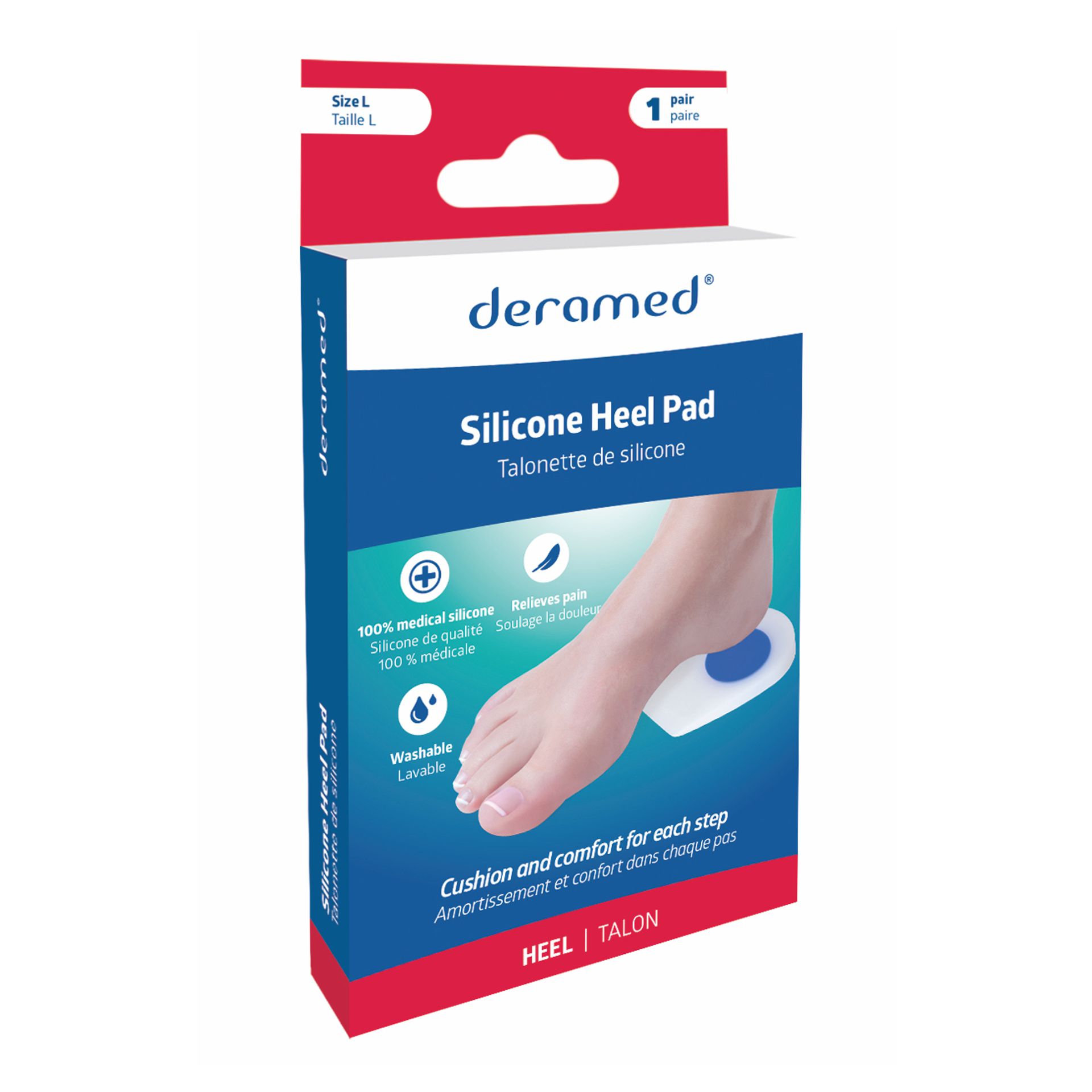 Talonete de Silicone sem Rebordo - Deramed