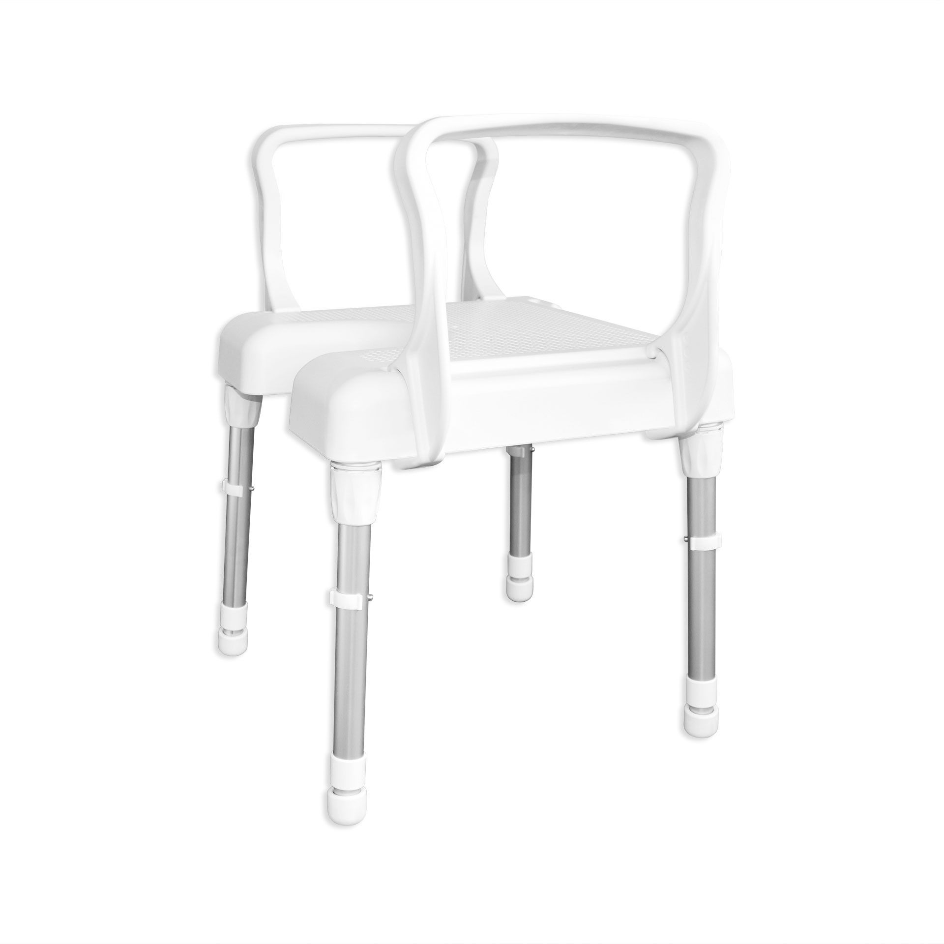 Banco de Banho com Braços Assento U Cannes