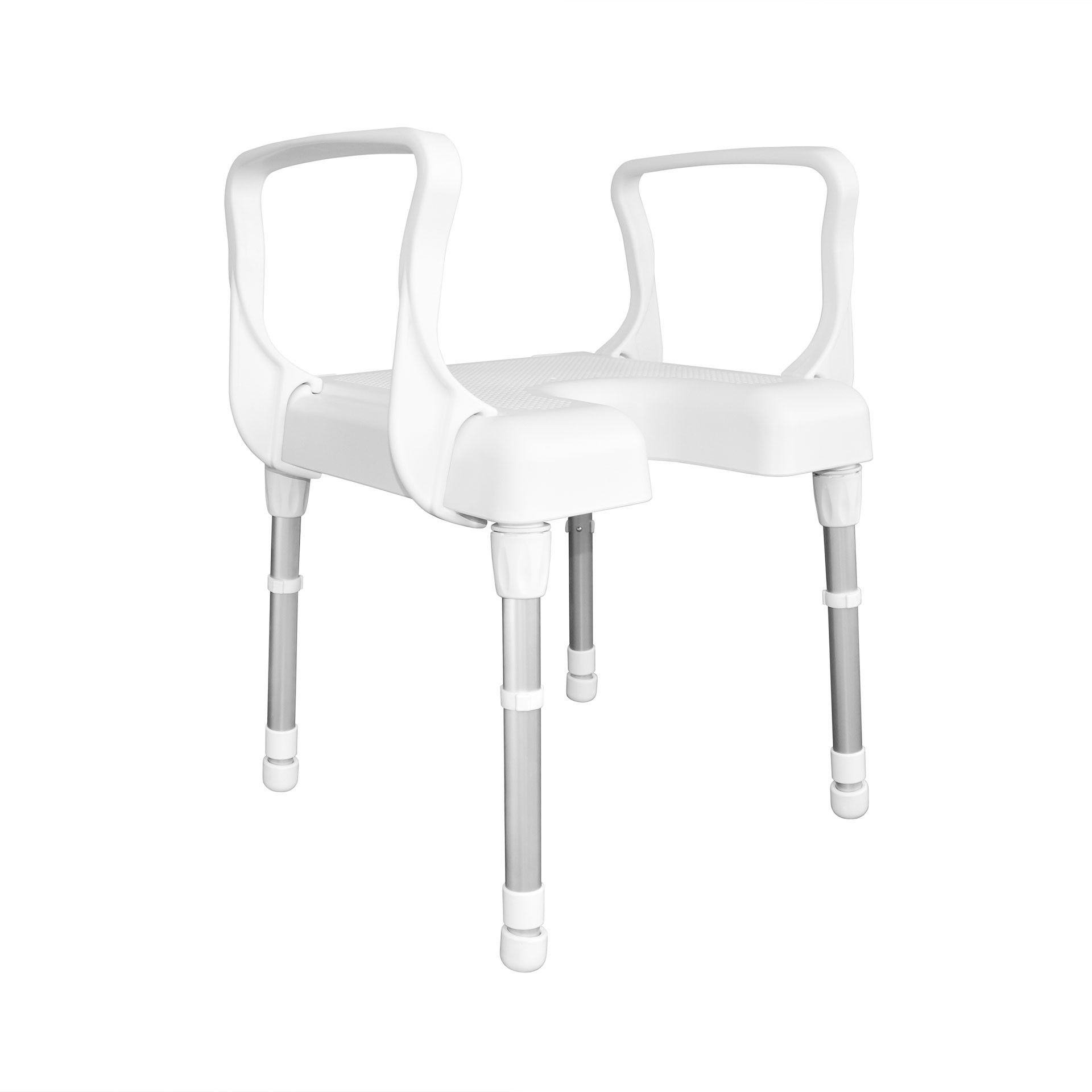 Banco de Banho com Braços Assento U Cannes