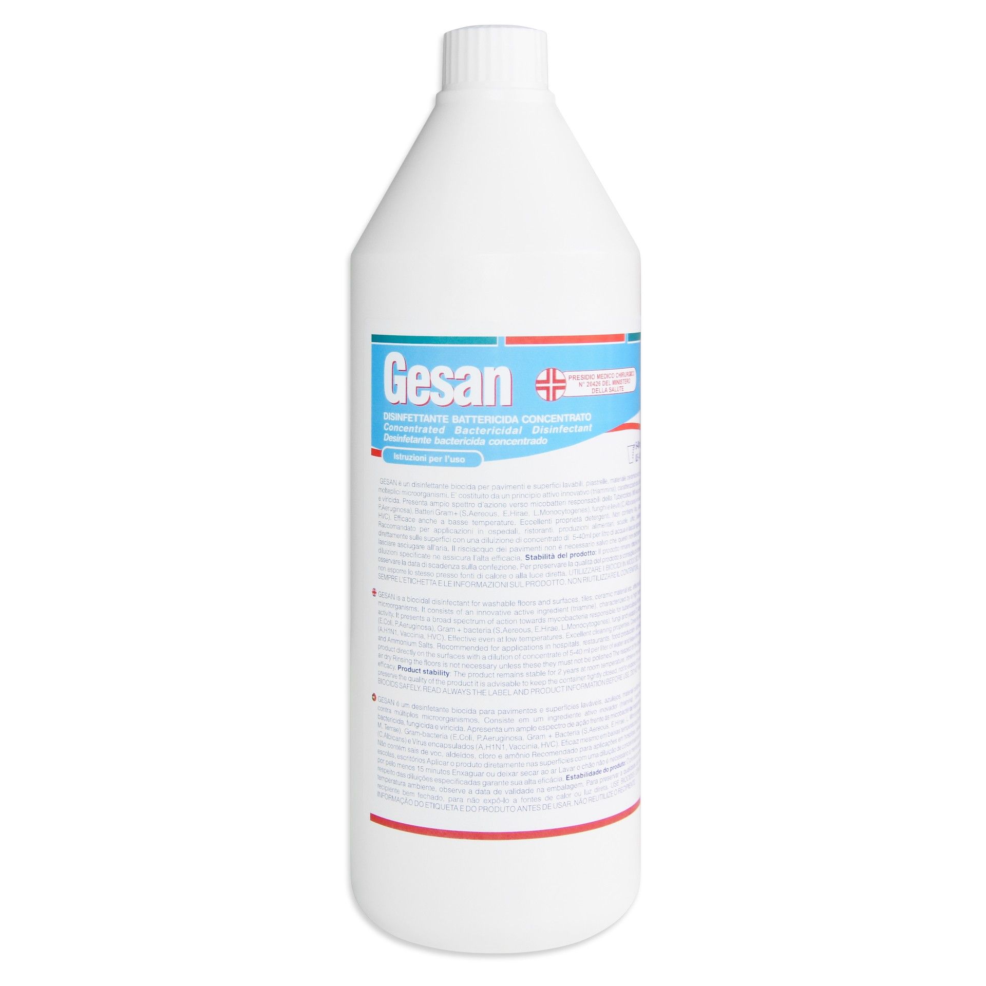 Gesan Desinfetante Concentrado para Chão e Superfícies - 1 Litro