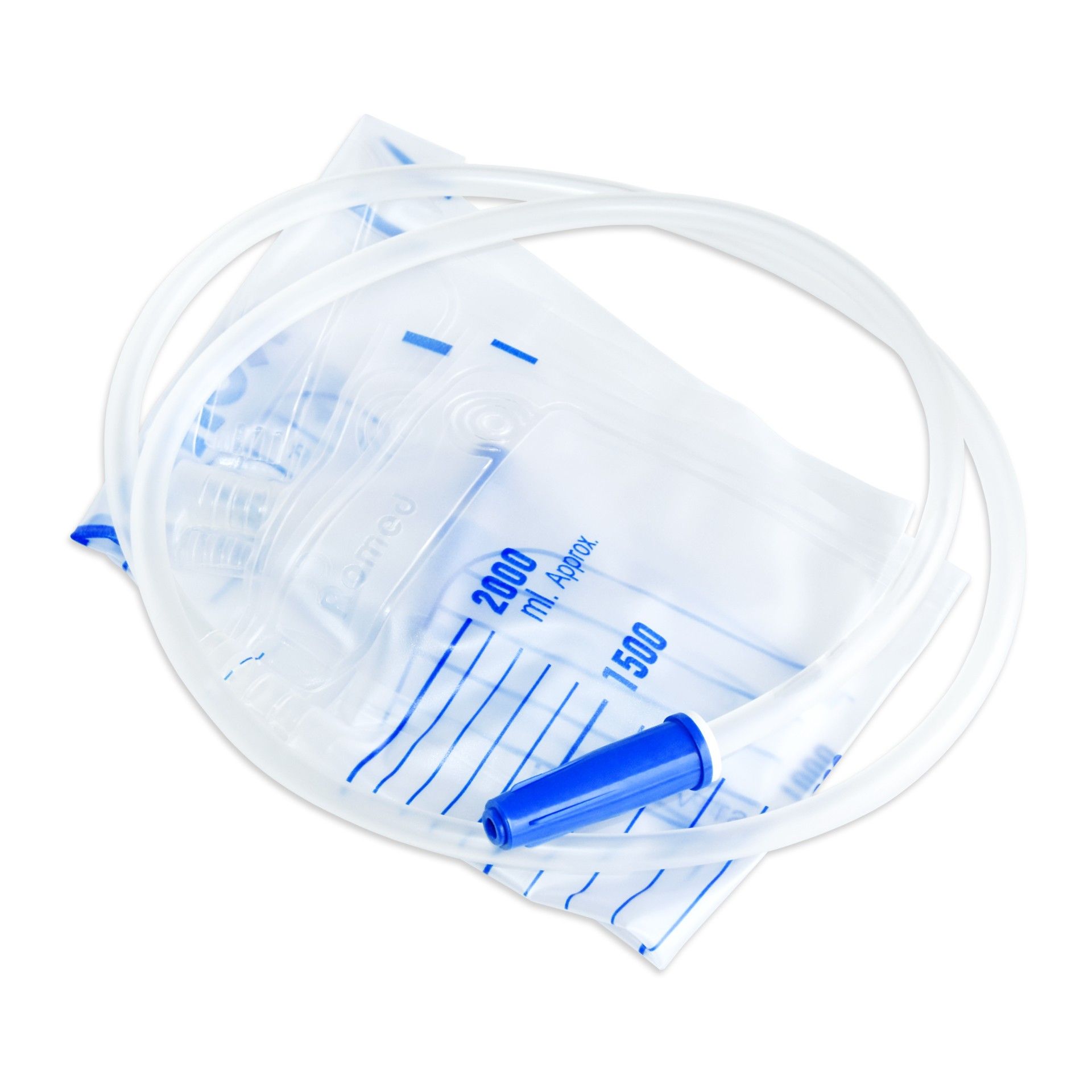 Saco para Urina com Válvula e Torneira - 2 Litros