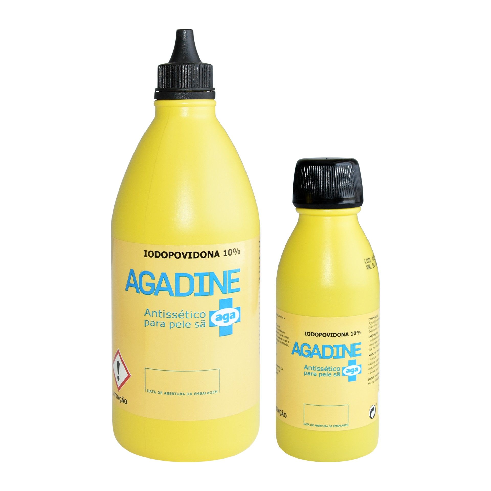 Agadine Iodopovidona 10% Solução Dérmica