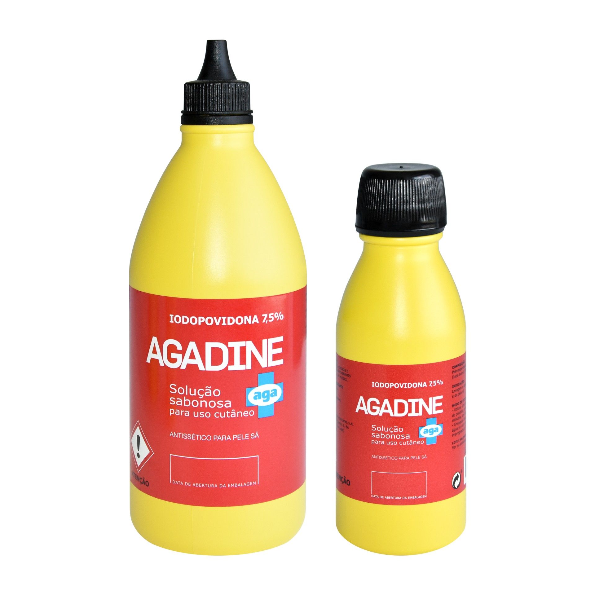 Agadine Iodopovidona 7.5% Solução Espuma