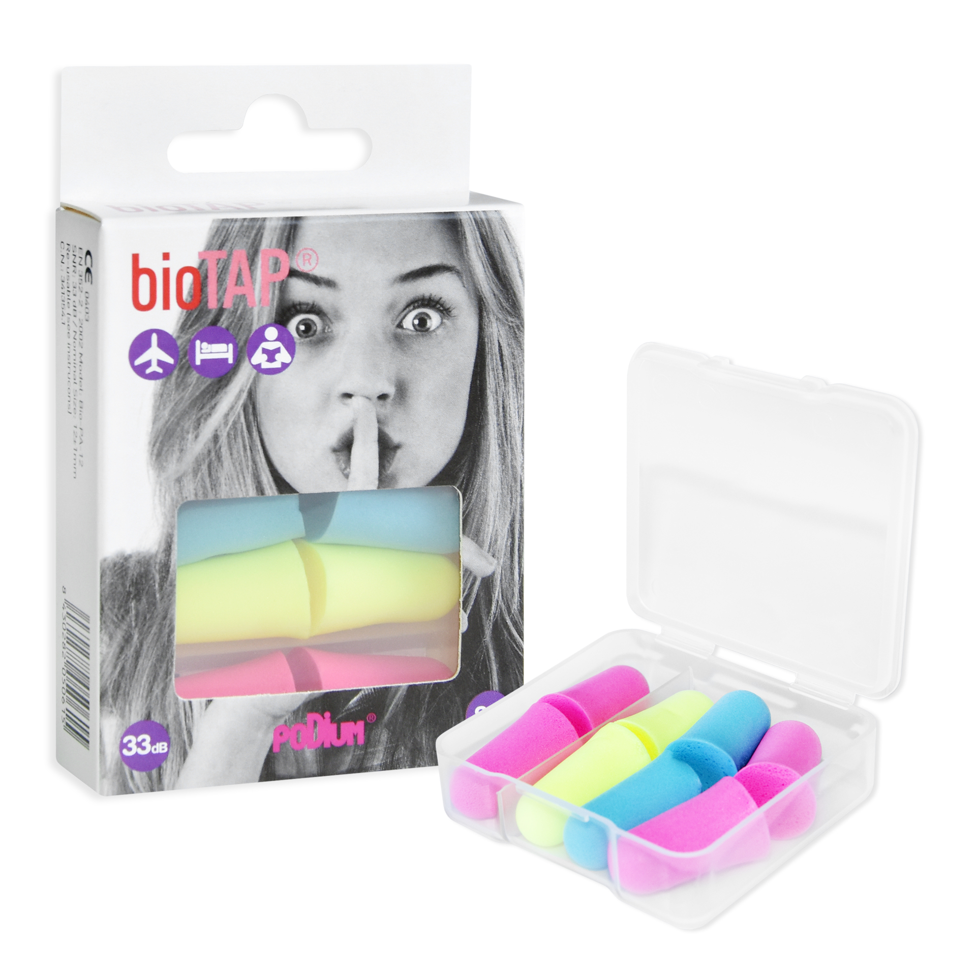 Tampões para Ouvidos em Espuma Podium Farma