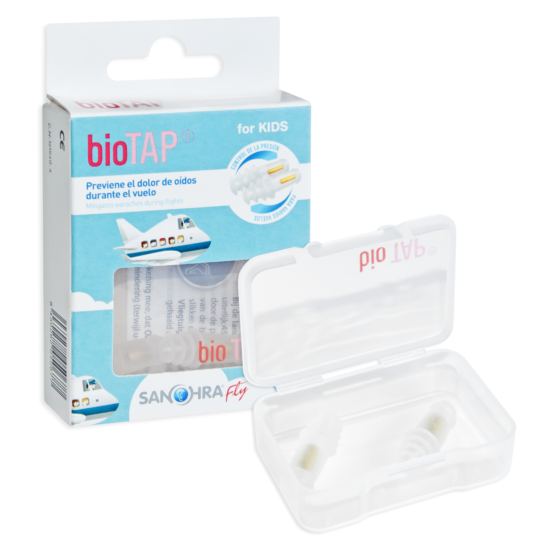 Tampões Podium Farma Sanohra Fly Infantil - 2 unidades