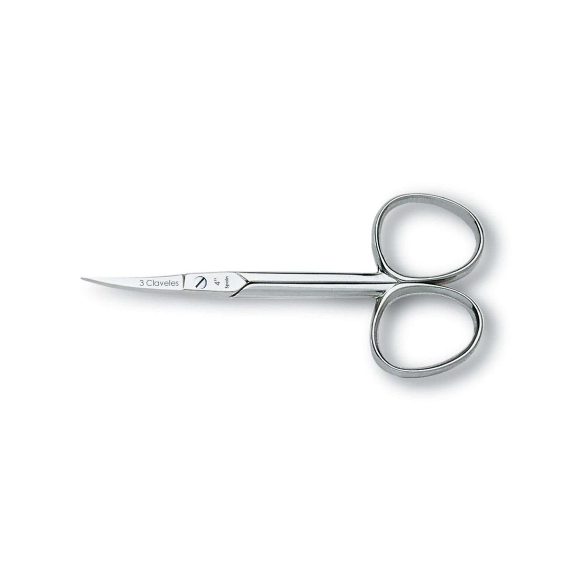 Tesoura para Cutículas Curva 9 cm | Dourada - 3 Claveles