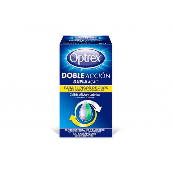 Optrex Dupla Ação para Olhos com Comichão - 10 ml