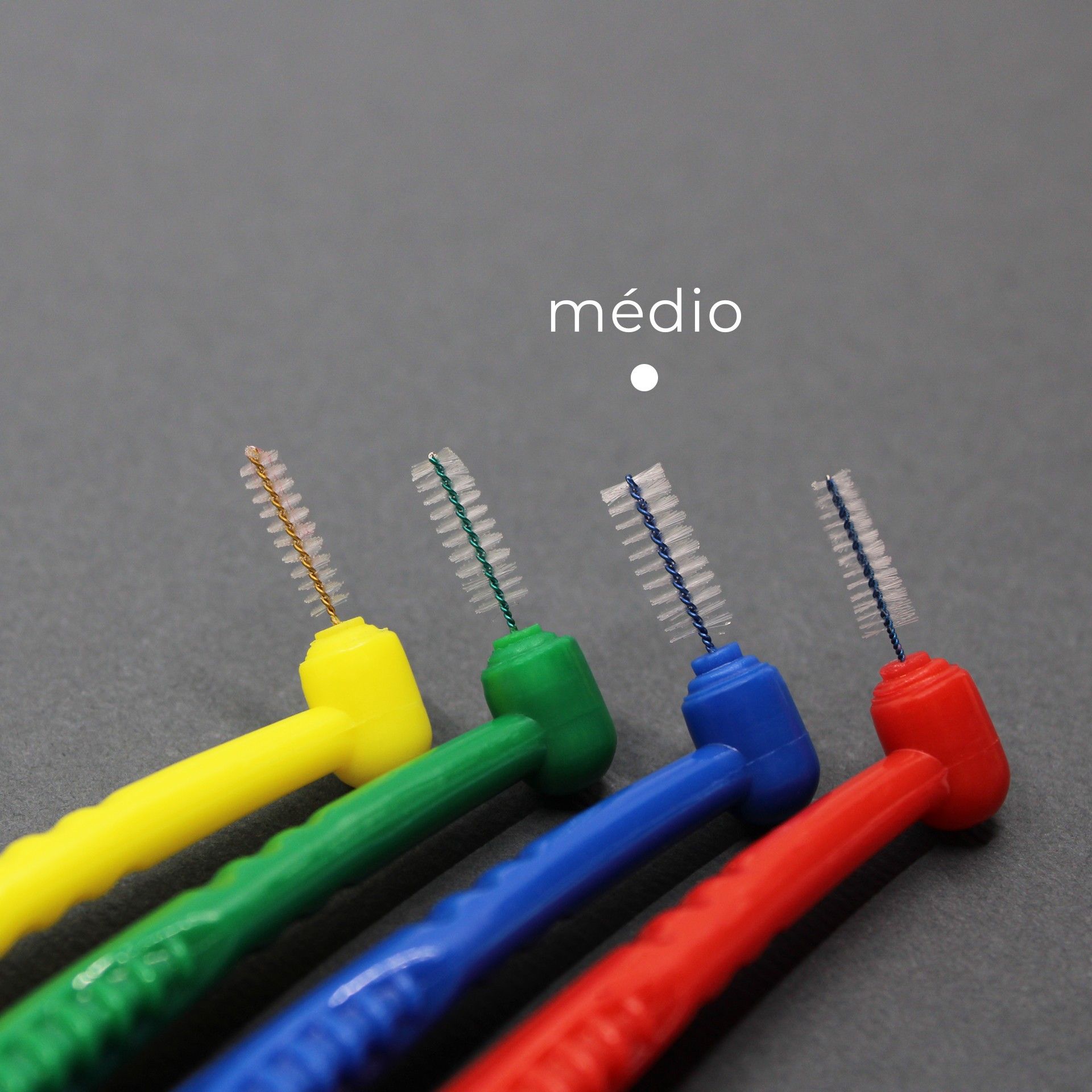 Escovilhão Interdentário Curvo Médio 6 un. - Foramen