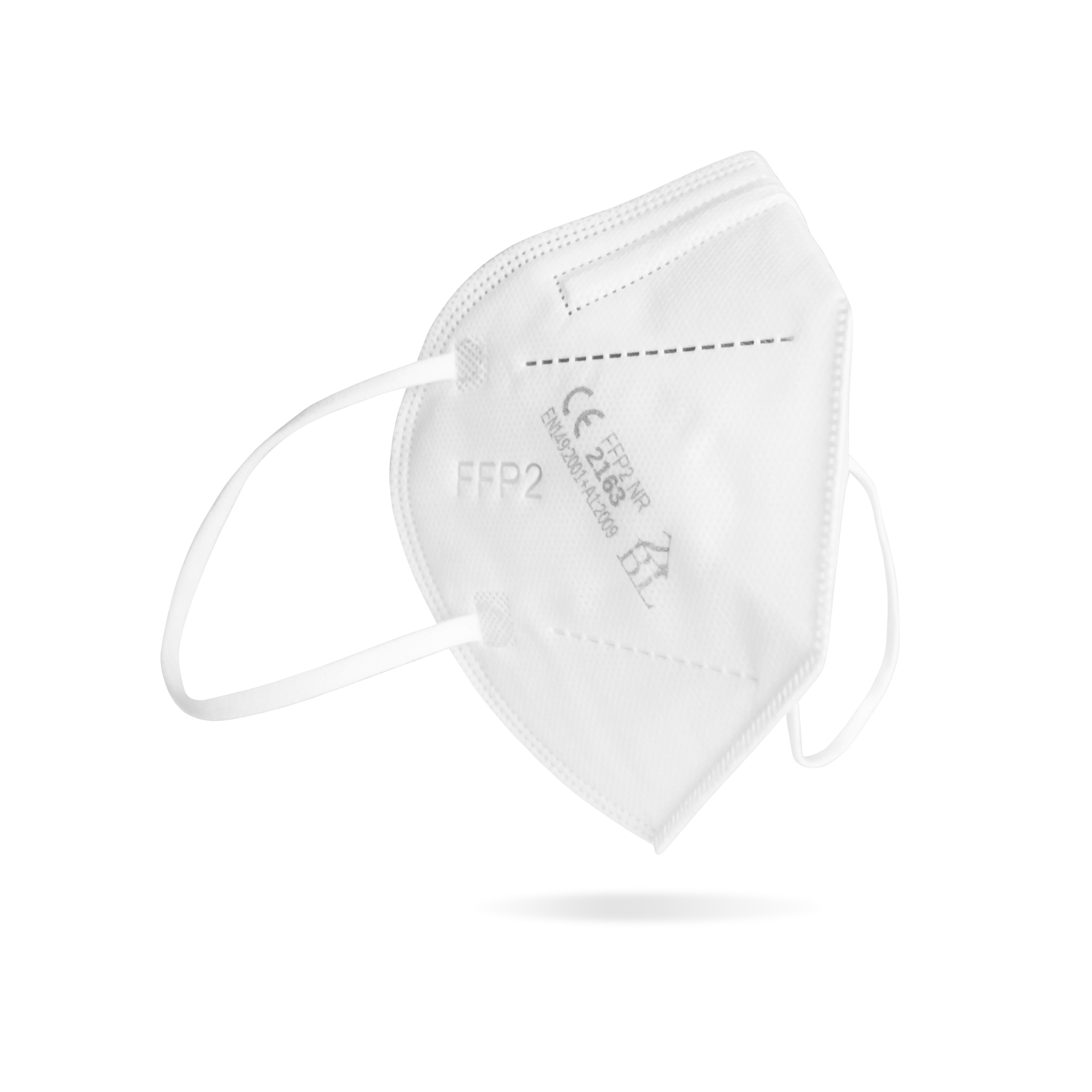 Semi-Máscara/Respirador FFP2 NR 6 Camadas - 50 unidades