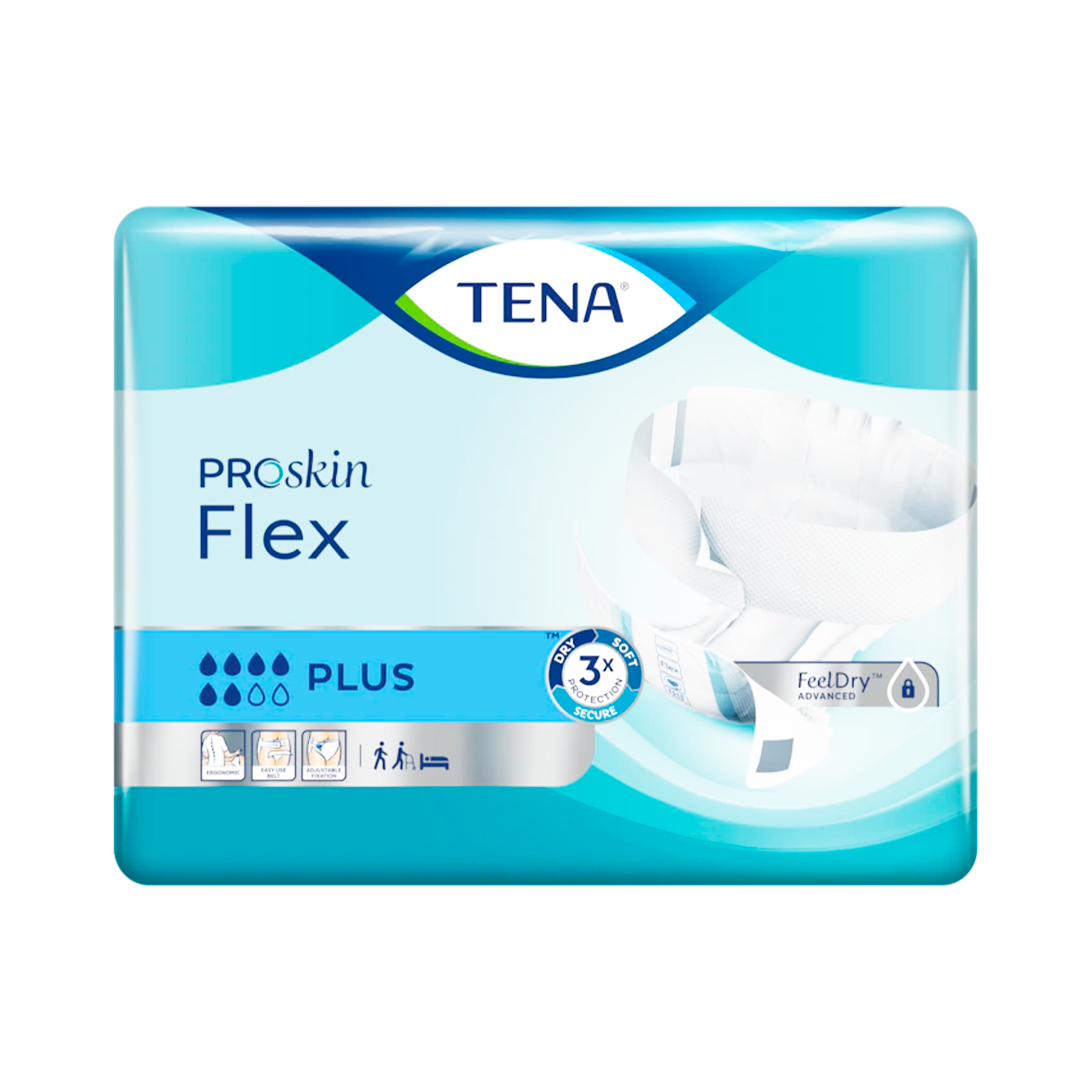 Fraldas Tena Flex Plus