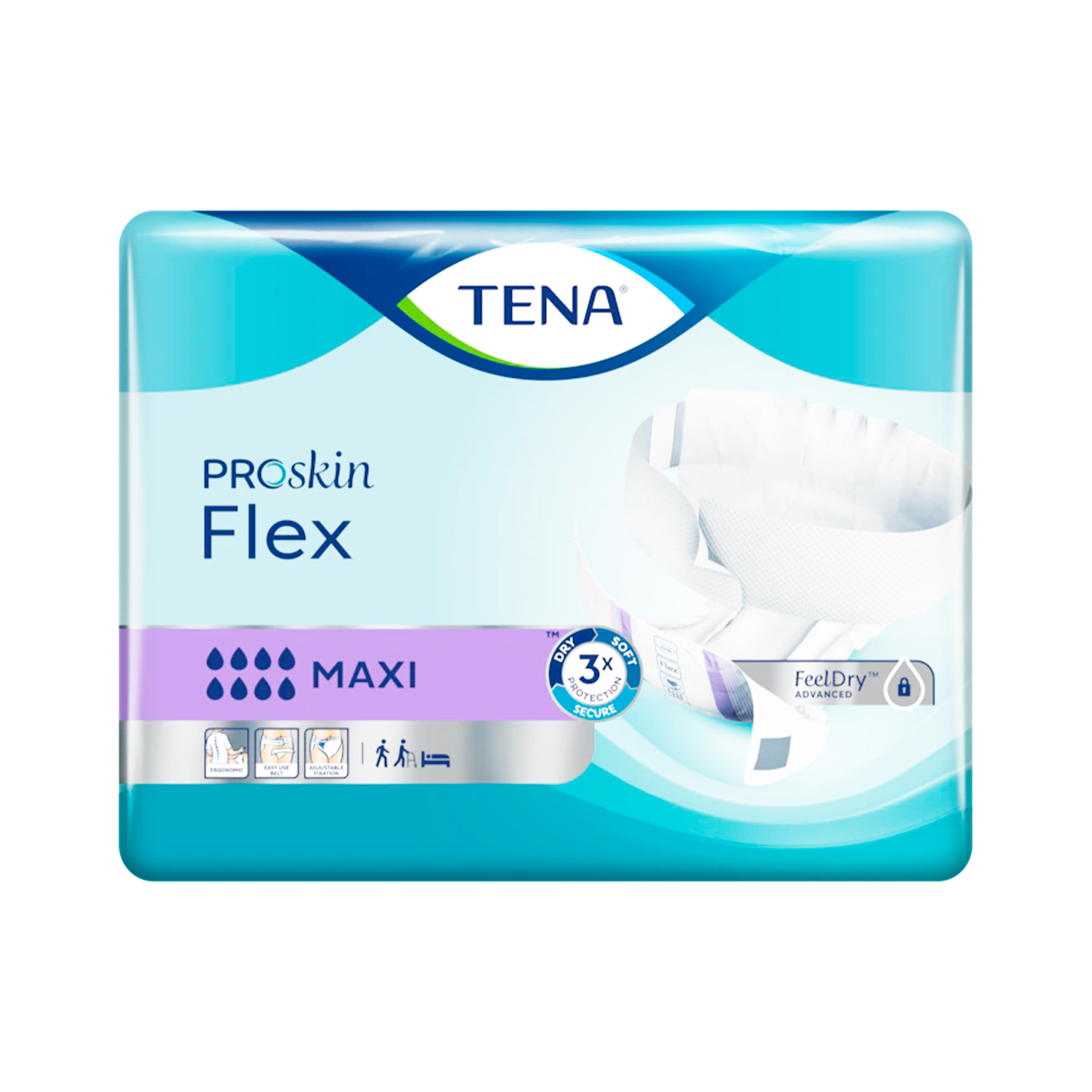 Fraldas Tena Flex Maxi