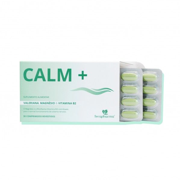 Calm+ Terapharma - 30 comprimidos revestidos