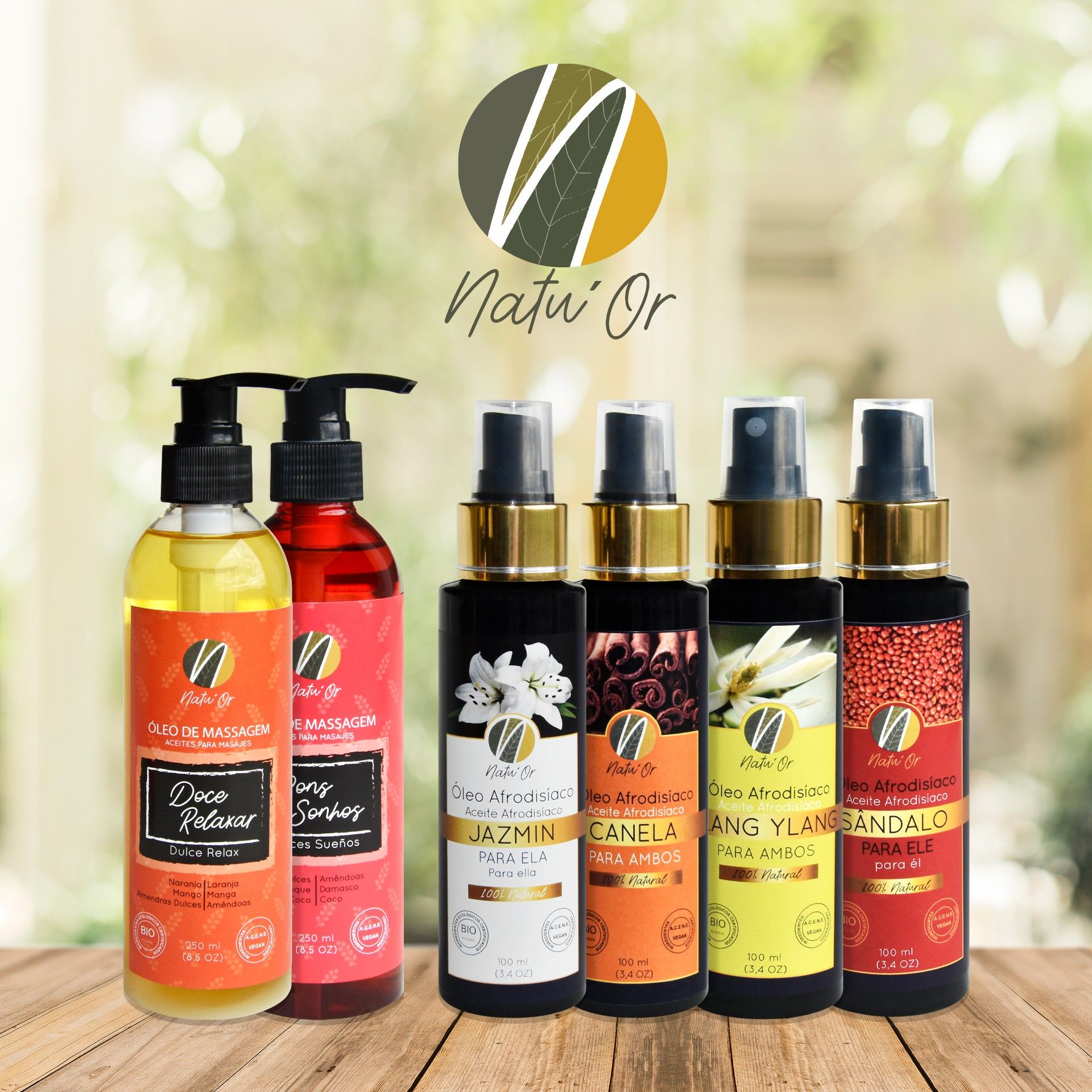 Óleo de Massagem Afrodisíaco com Aroma a Ylang Ylang Natu'Or