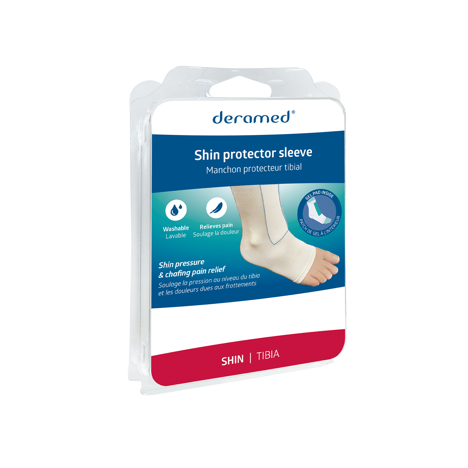 Meia Protetora Tibia Deramed