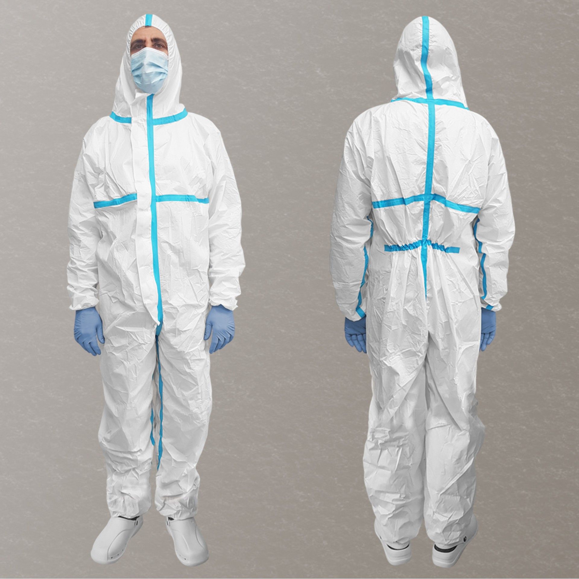 Fato Protetor Impermeável Top de Uso Único