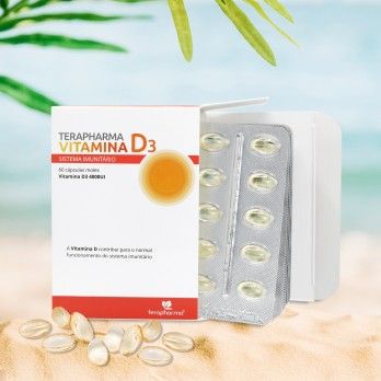 Terapharma Vitamina D3 - 60 Cápsulas Molest