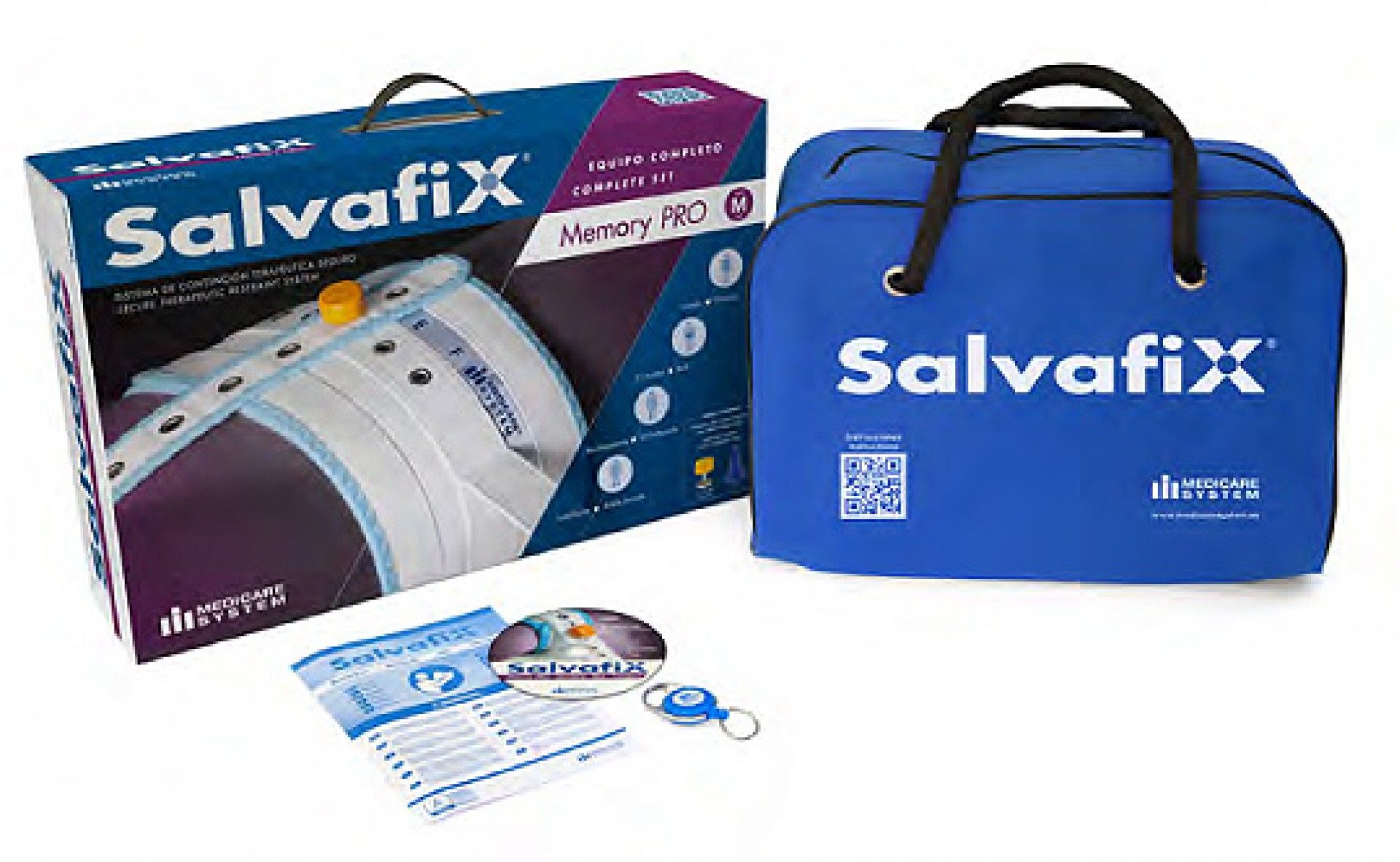 Conjunto Completo de Imobilização no Leito Salvafix Memory Pro