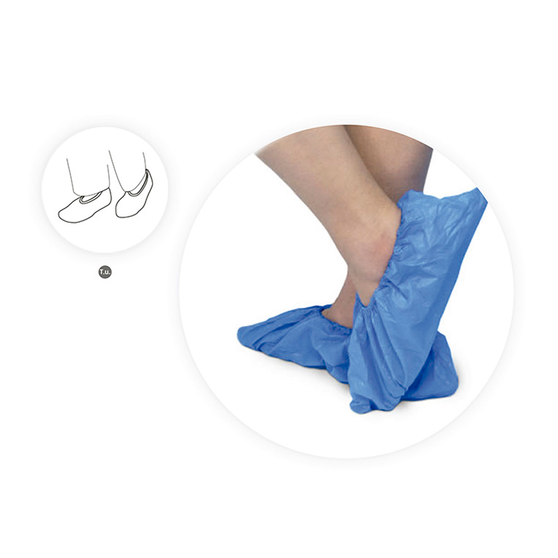 Cobre Sapatos - 100 unidades