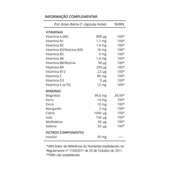 Terapharma Vita+ 30 cápsulas moles