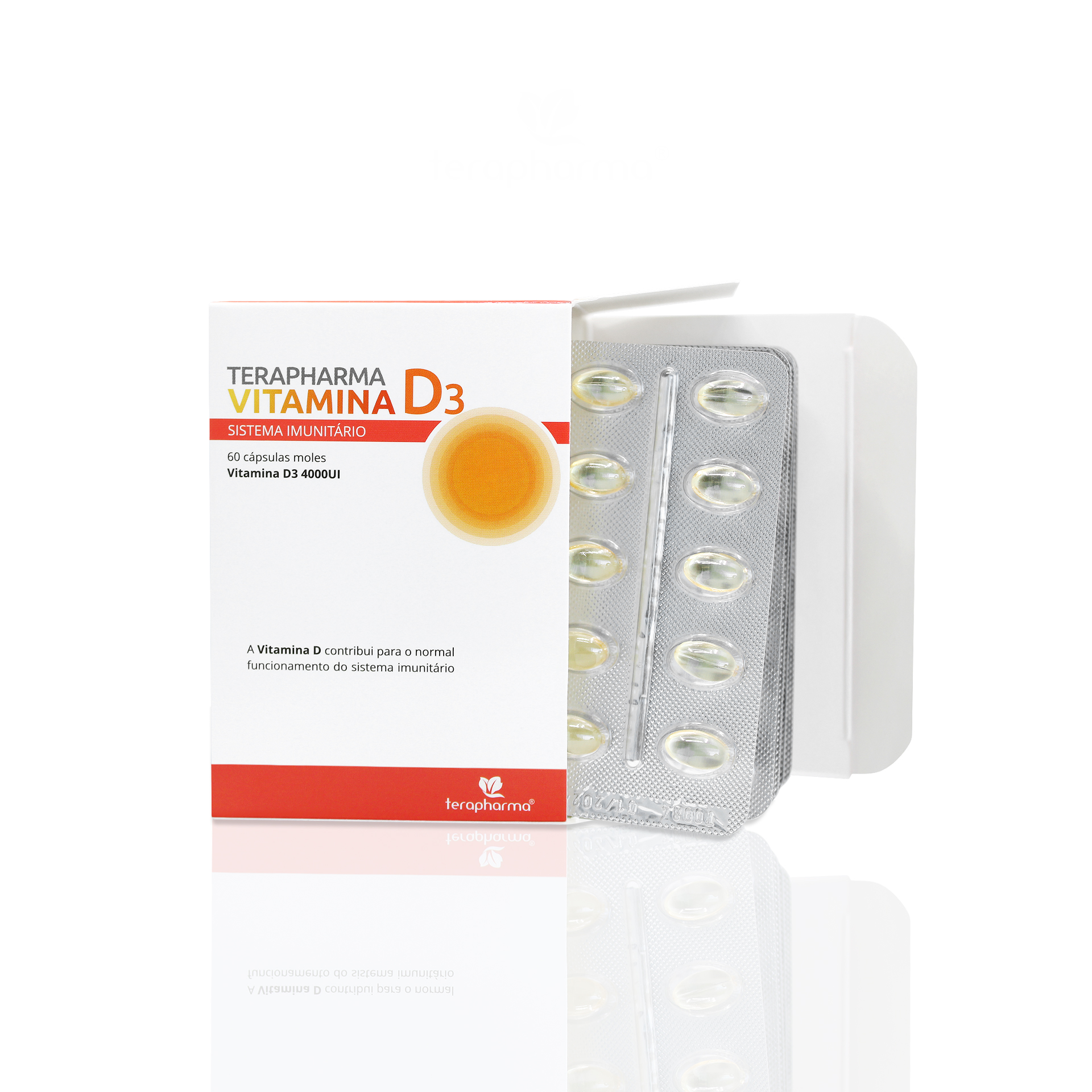 Terapharma Vitamina D3 - 60 Cápsulas Moles