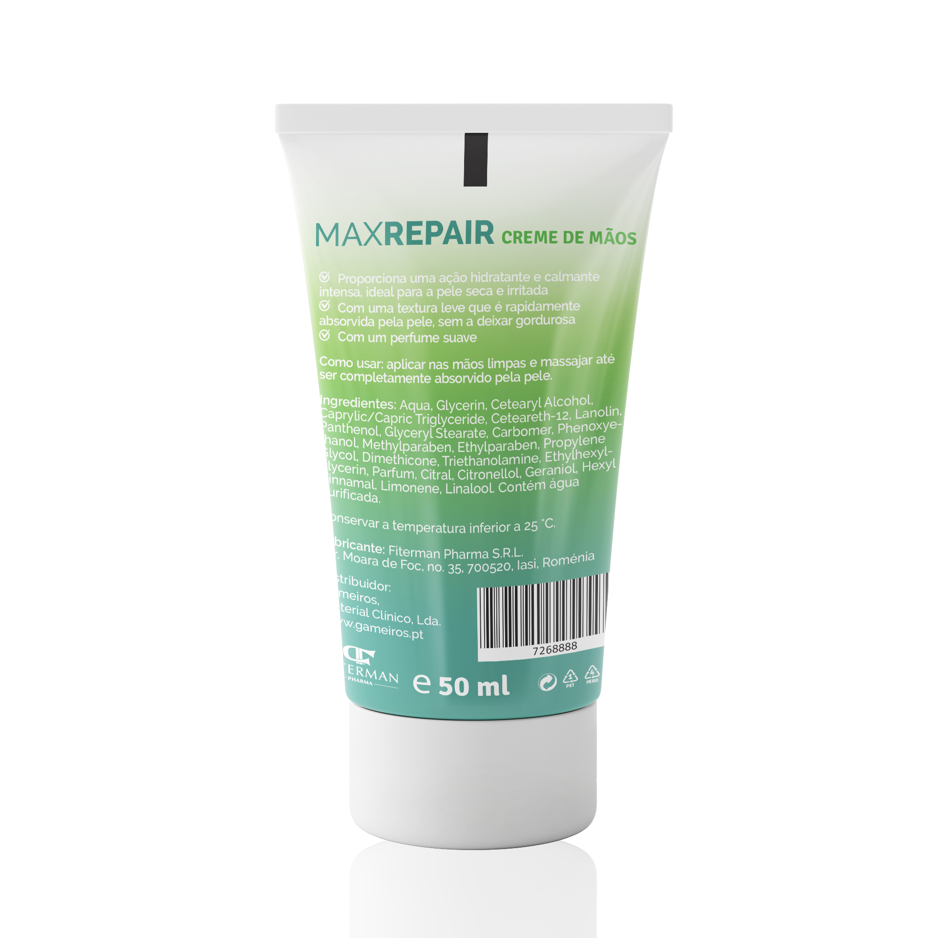 Teraderme Creme de Mãos MaxRepair Glicerina e Dexpantenol - 50 ml