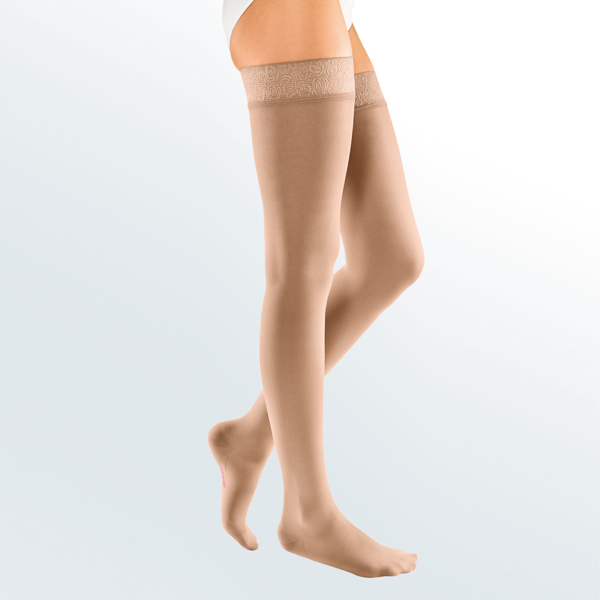 Mediven Elegance Grau II Até à Coxa - Biqueira Fechada | Orla Platinum