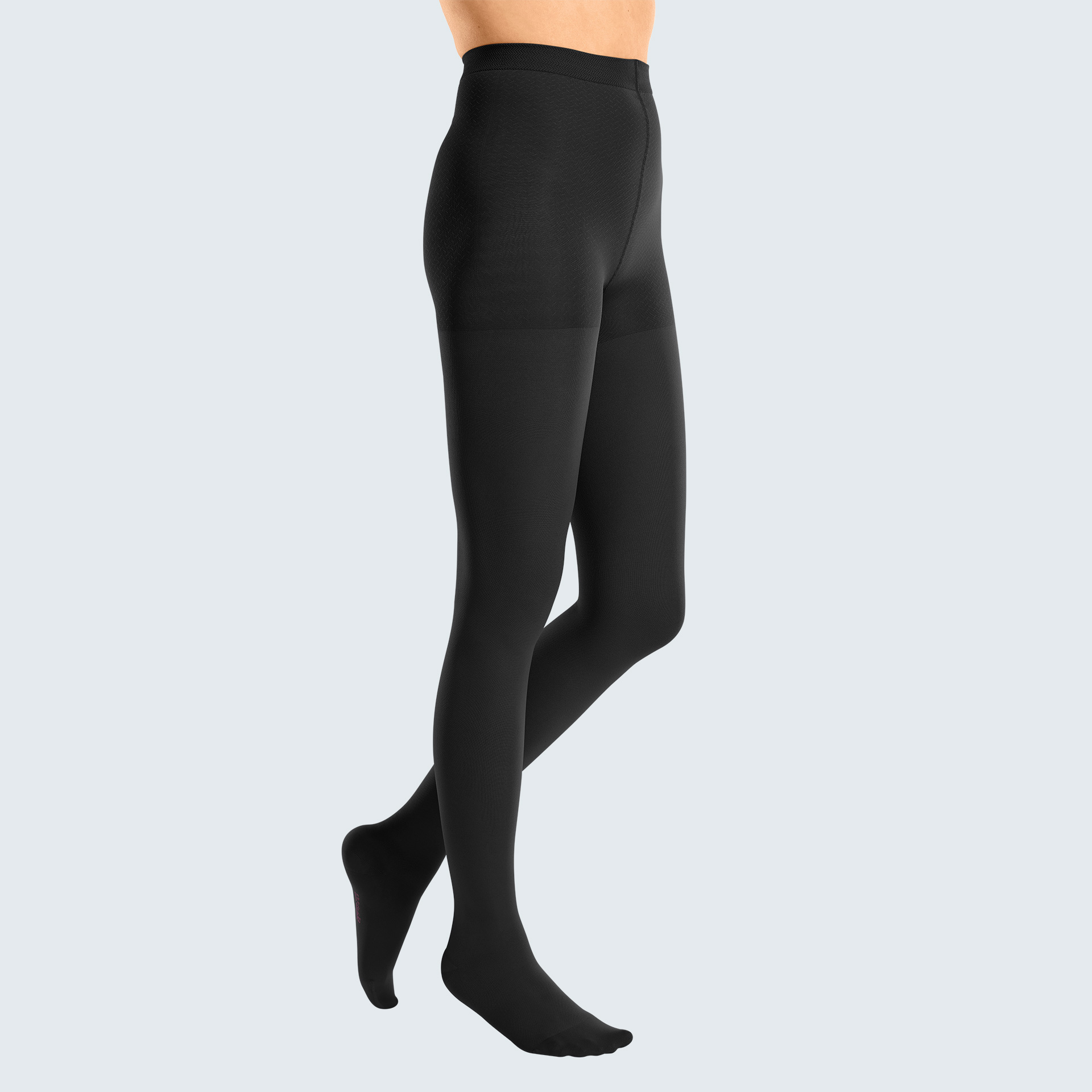 Mediven Cotton Grau II Collants - Biqueira Aberta