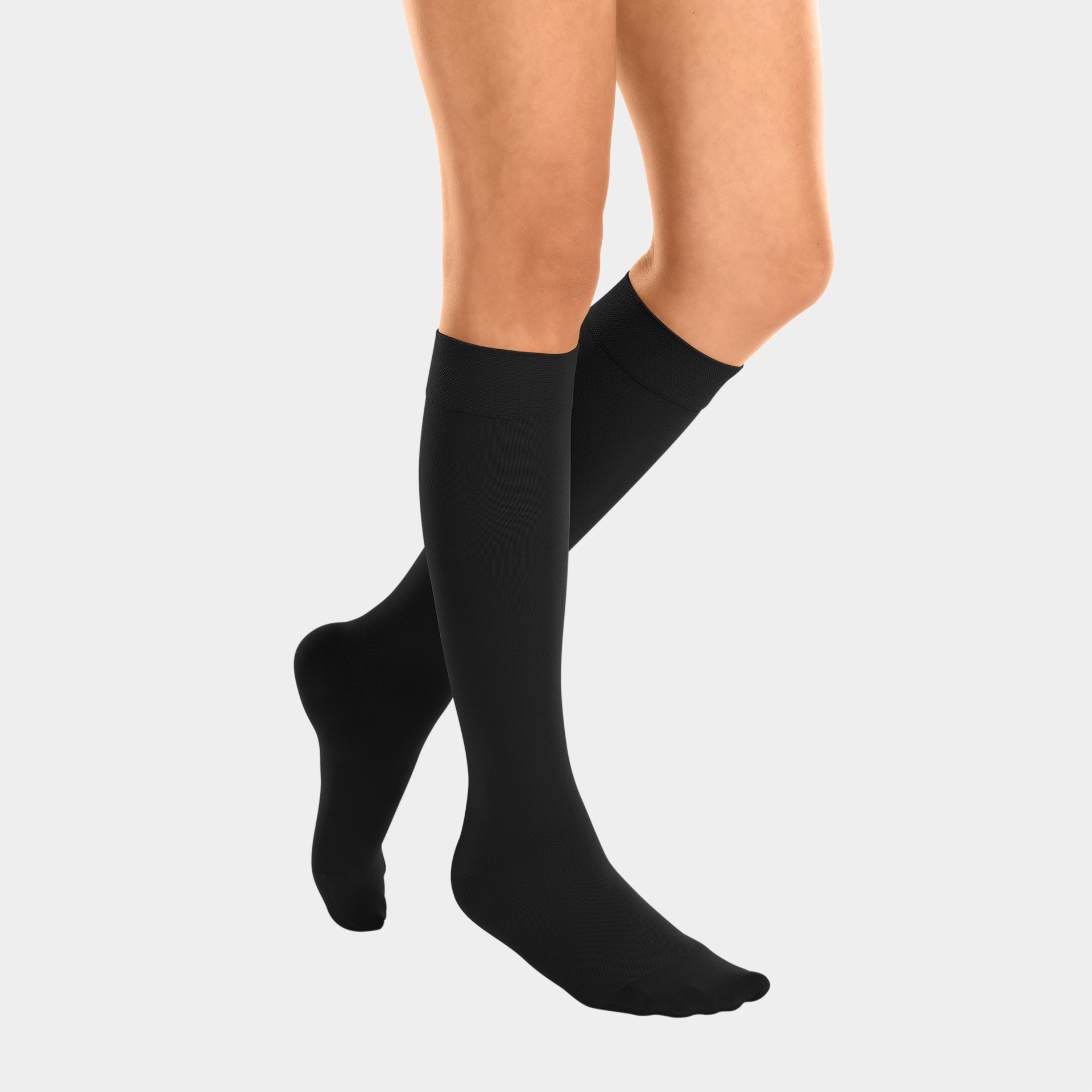 Mediven Elegance Grau I Até ao Joelho - Biqueira Aberta