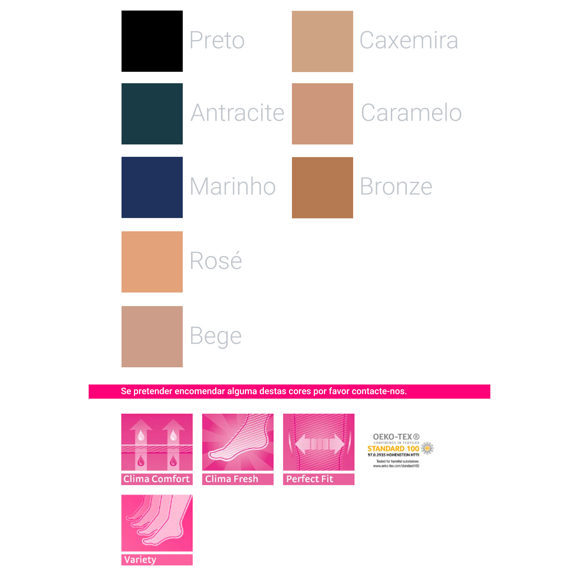 Mediven Comfort Grau II Até ao Joelho - Biqueira Fechada