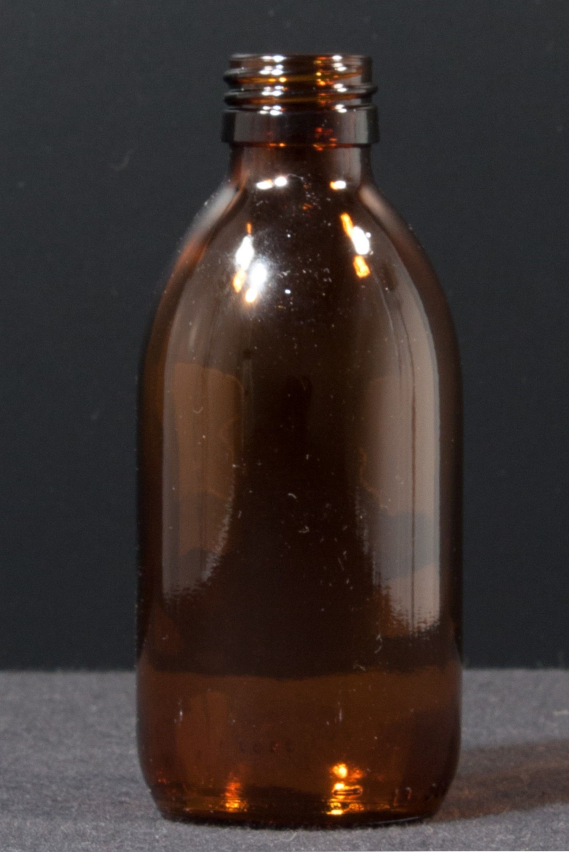 Frasco Âmbar Boca PP28 - 100 ml | 6 unidades