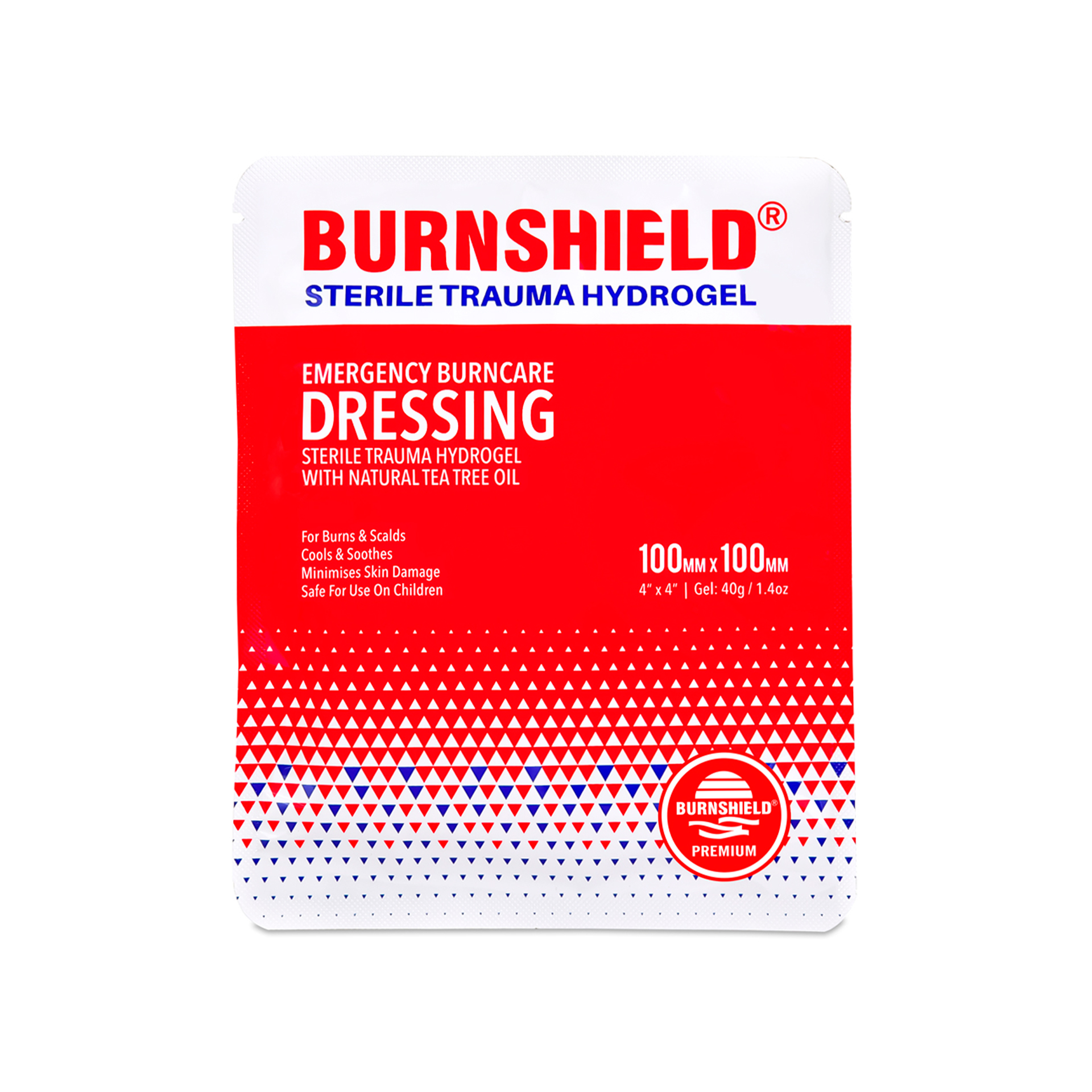 Compressas para Queimaduras Esterilizadas Burnshield - 10 x10 cm