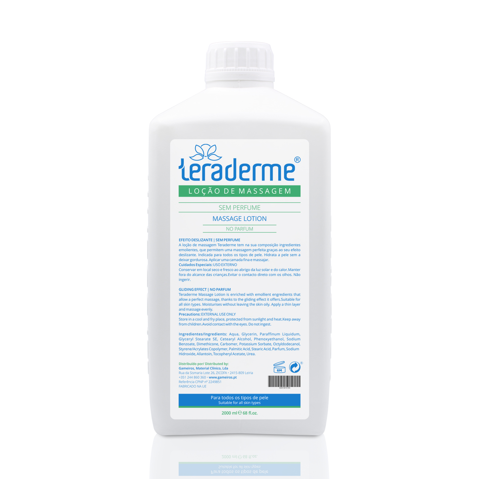 Teraderme Loção de Massagem | 2 Litros