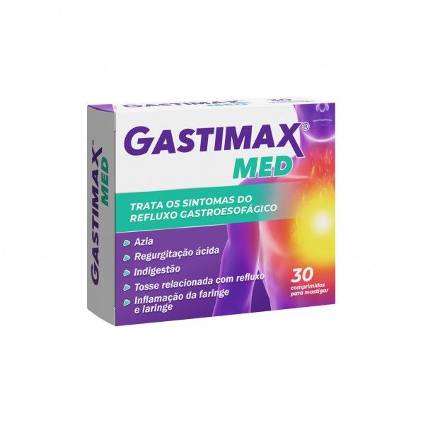 Fiterman Gastimax Med | 30 Comprimidos para Mastigar