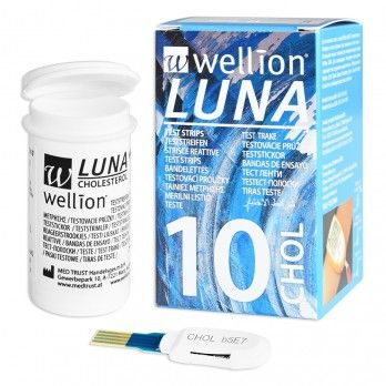 Tiras para Teste Colesterol LUNA - 10 unidadest
