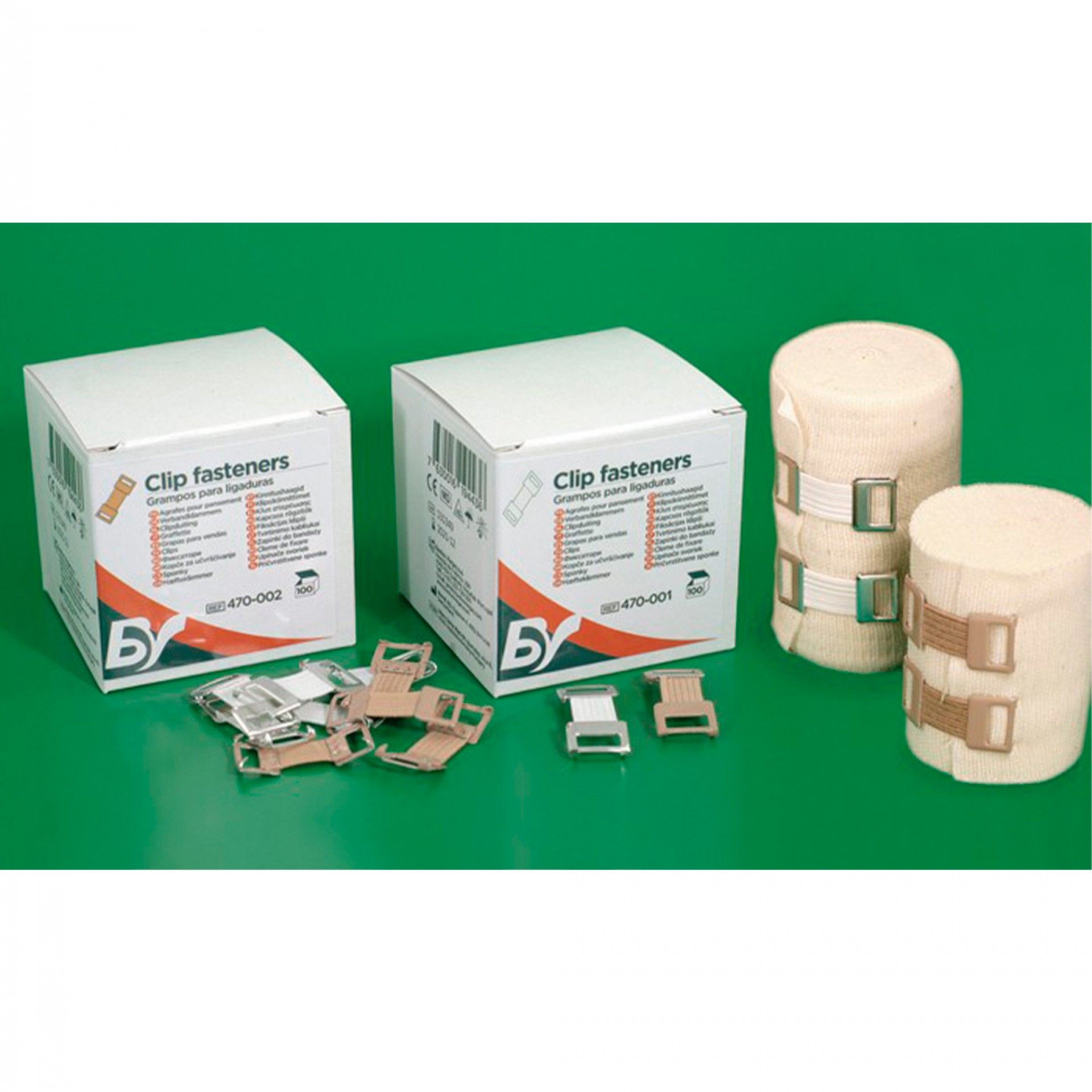 Grampos Elásticos para Fixação de Ligaduras | 100 unidades