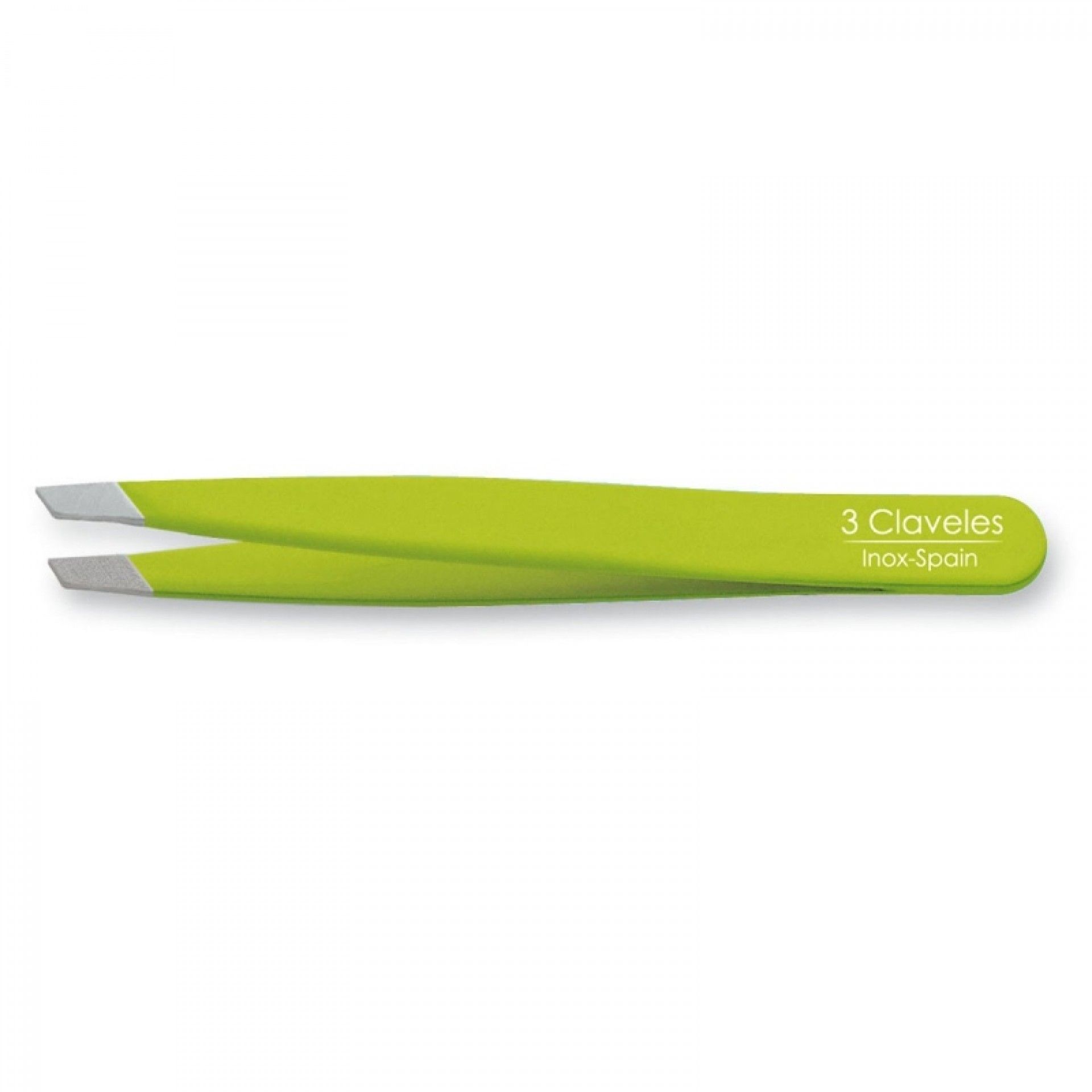 Pinça Depilatória Oblíqua | Verde - 3 Claveles