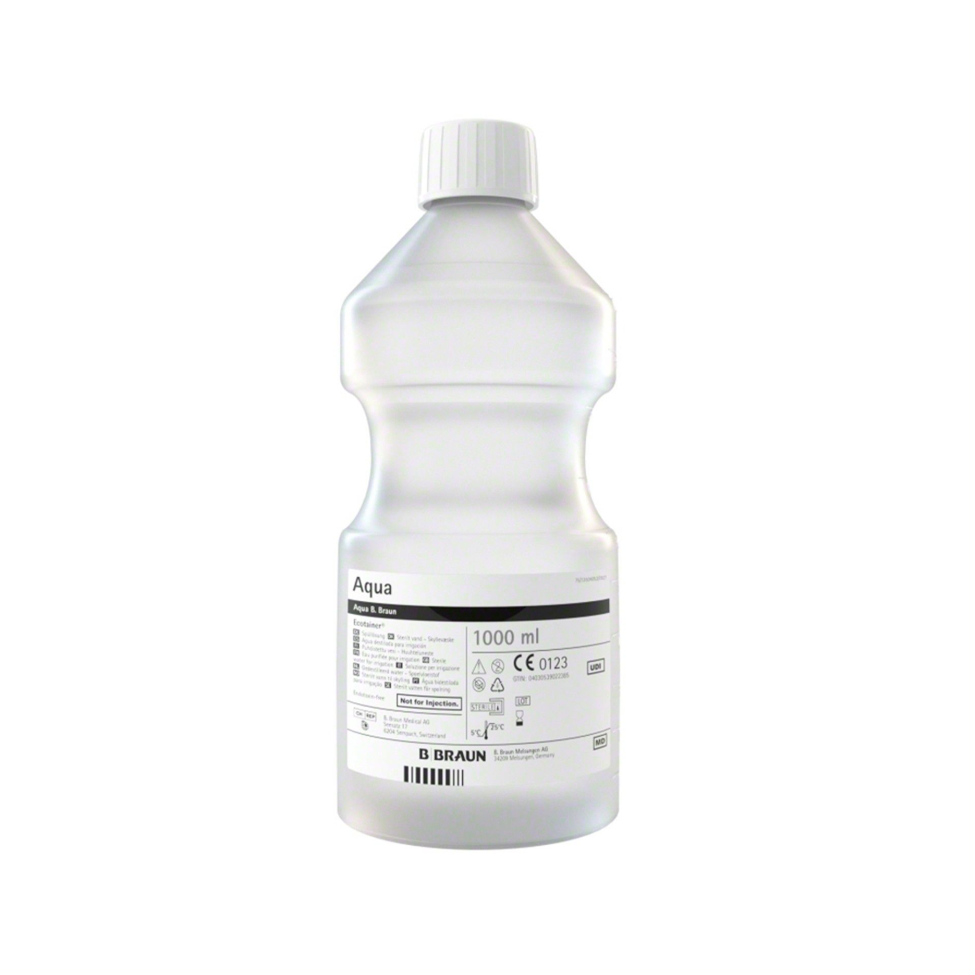 Ecotainer Aqua B.Braun - Água Bidestilada | 1000 ml