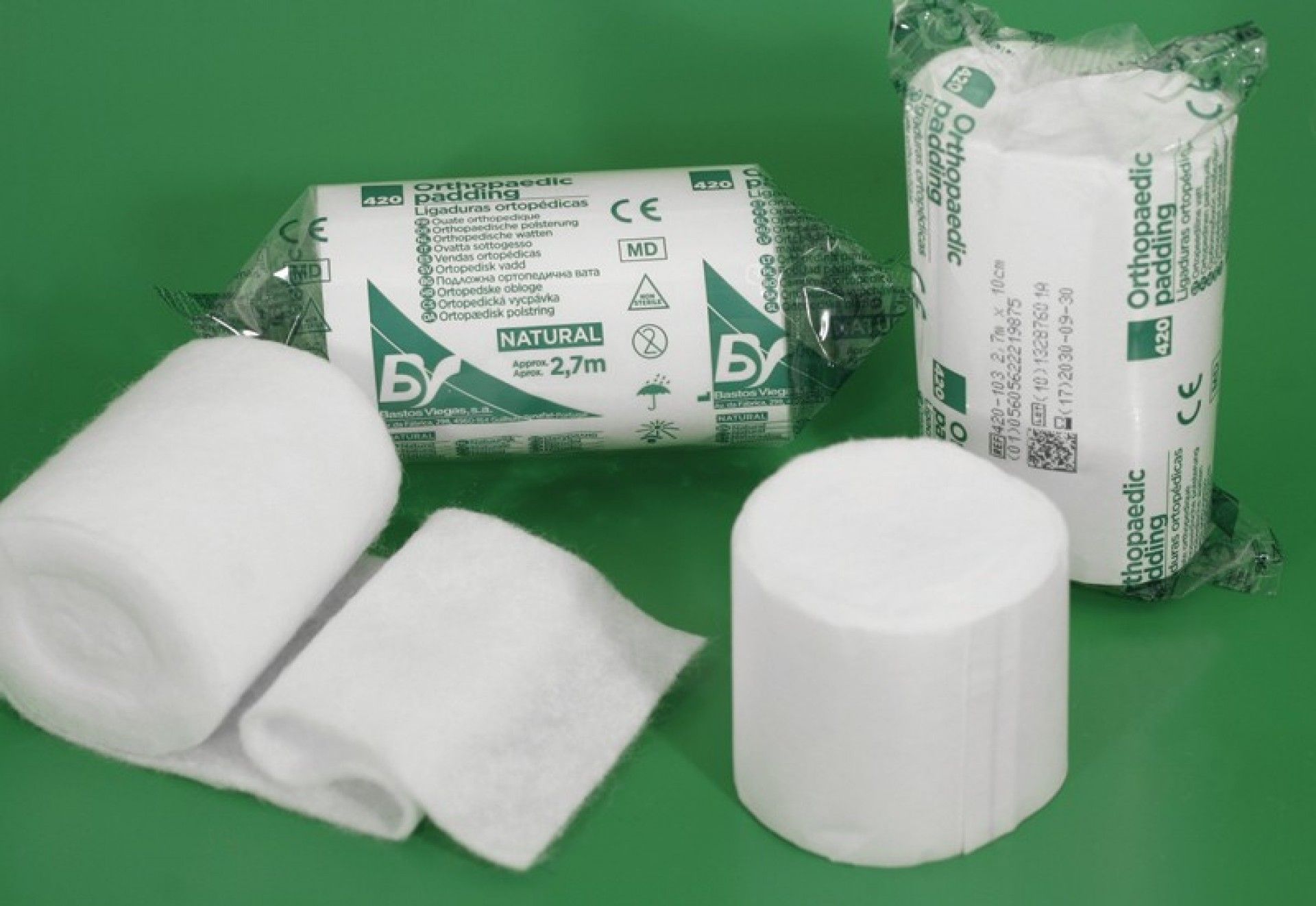 Ligadura Ortopédica Natural - 2,7 m x 10 cm | 1 unidade