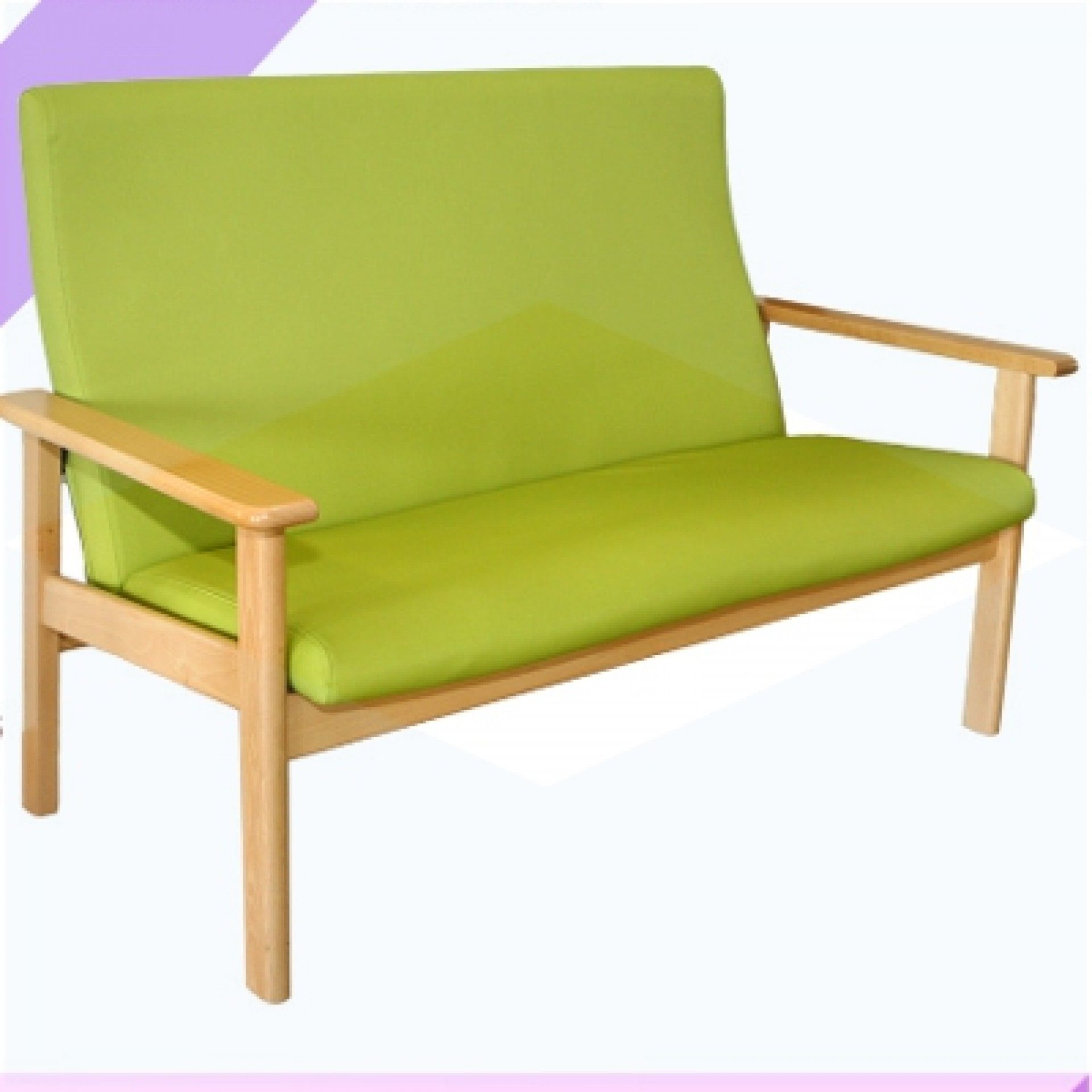 Cadeirão Fixo Triplo Costa Alta Faia