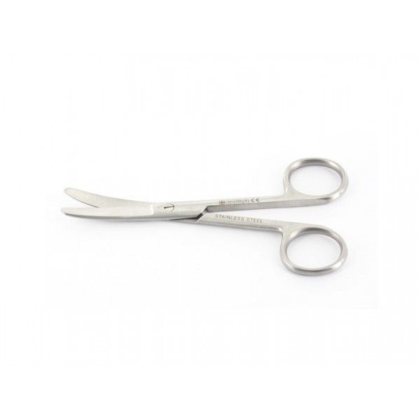 Tesoura Curva com Bicos Rombos - 11,5 cm