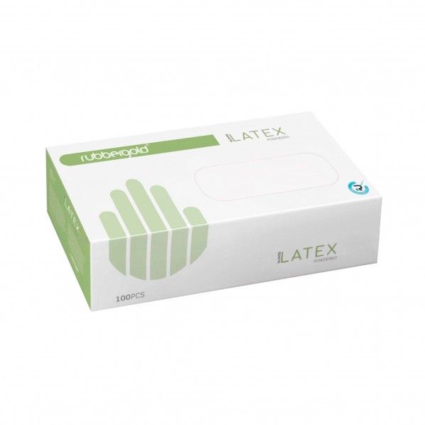 Luvas de Ltex com P Rubbergold - 100 un | S