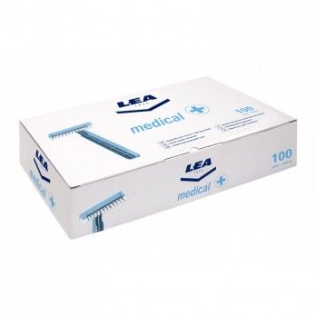 Lminas de Barbear para Tricotomia LEA - 100 unidadest
