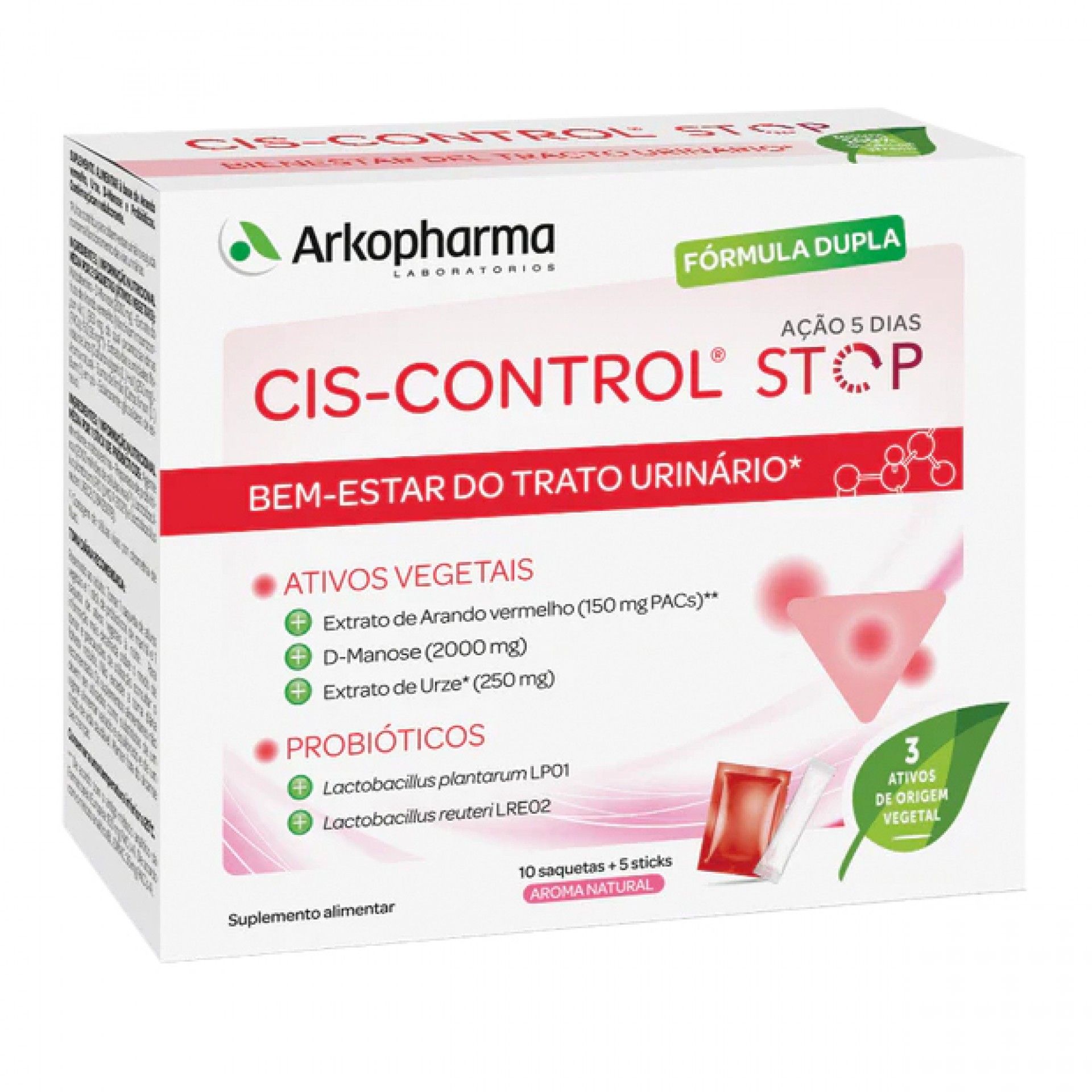 Cis-Control STOP | 10 saquetas + 5 sticks