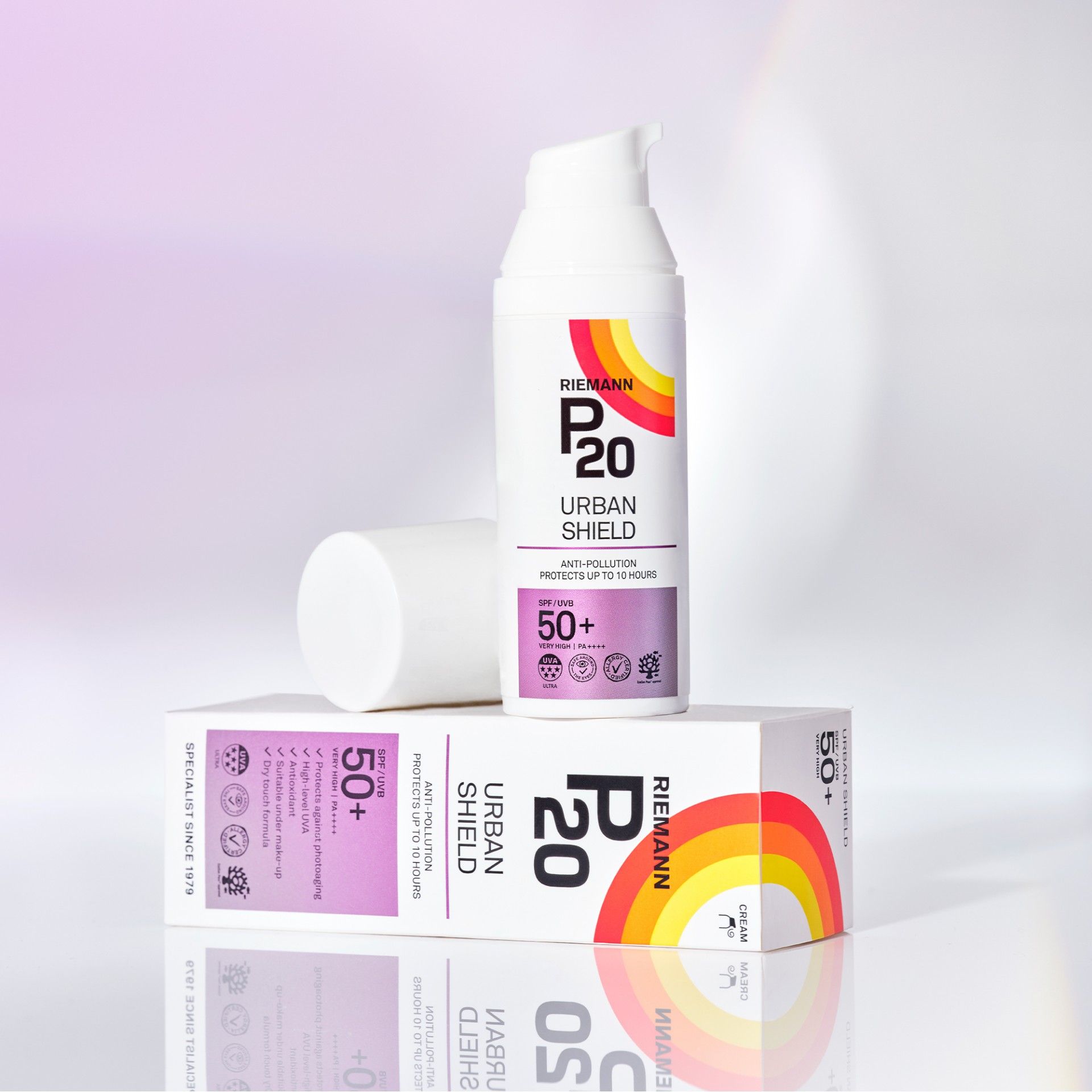 P20 Protetor Solar Urban Shield Face SPF 50+ 50 gr