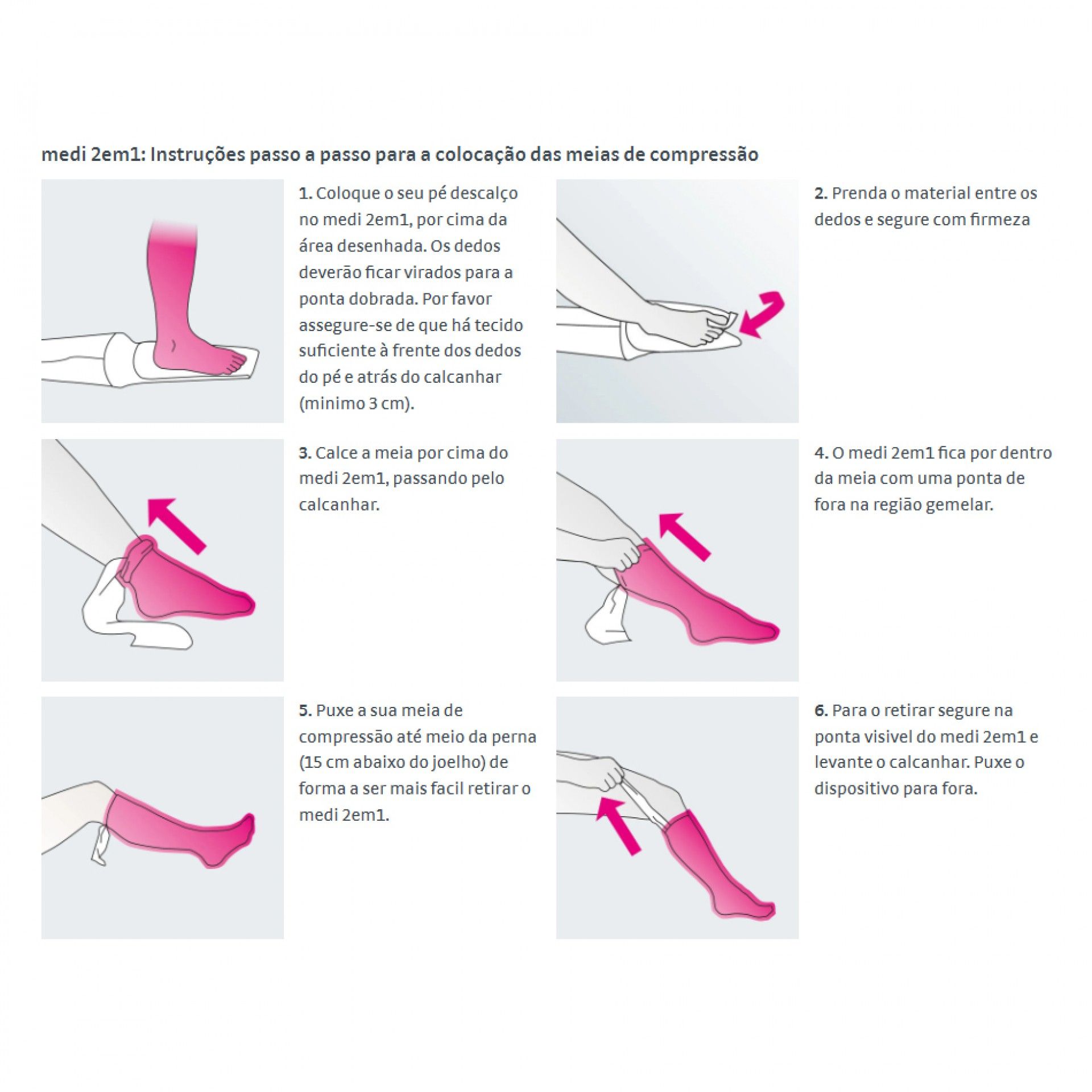 Medi 2em1 Auxiliar para Calçar e Descalçar Meias de Compressão